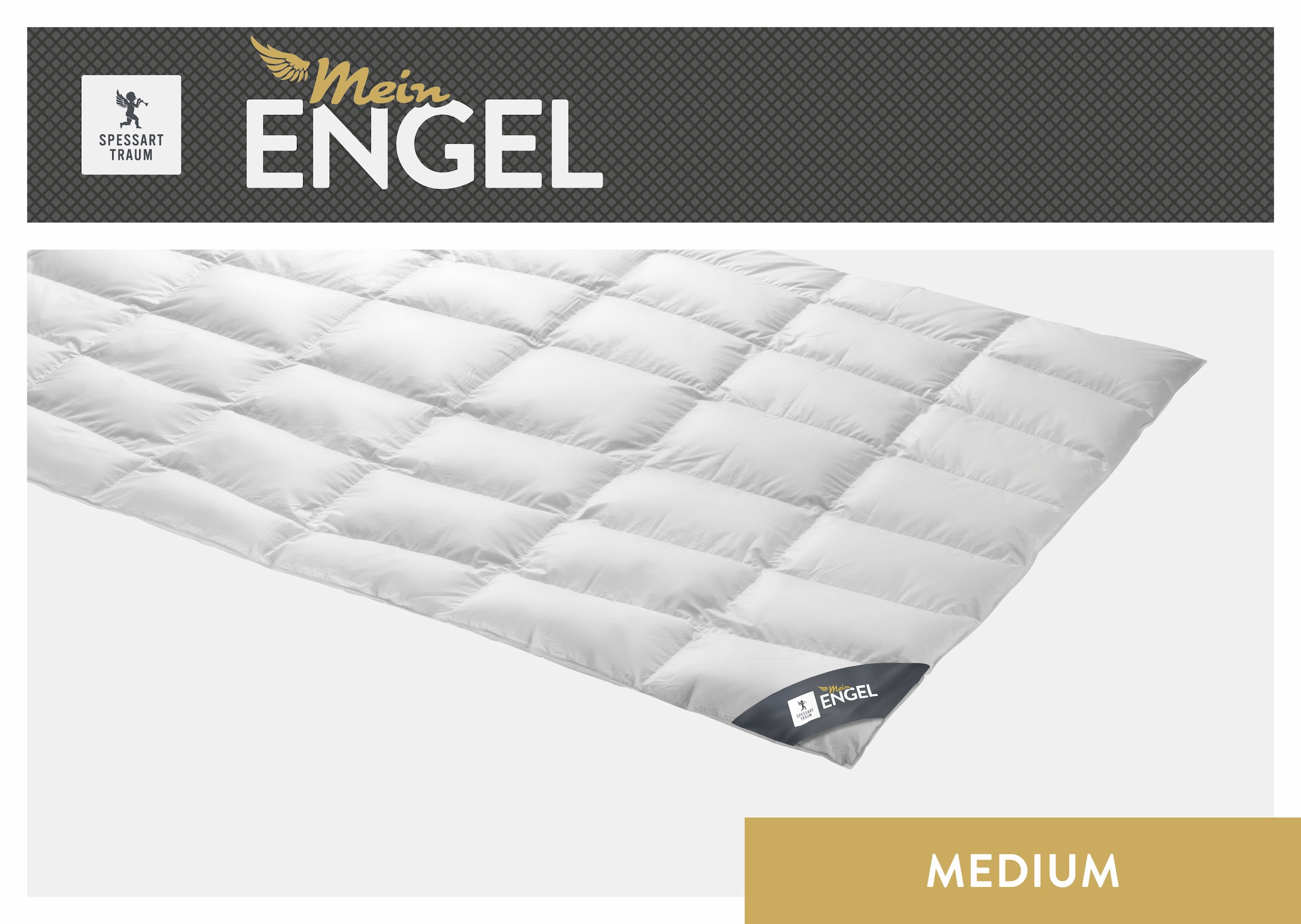 SPESSARTTRAUM Couette en duvet »Mein Engel« normal 1 cuis tlg. Couette 135x200 cm et autres tailles