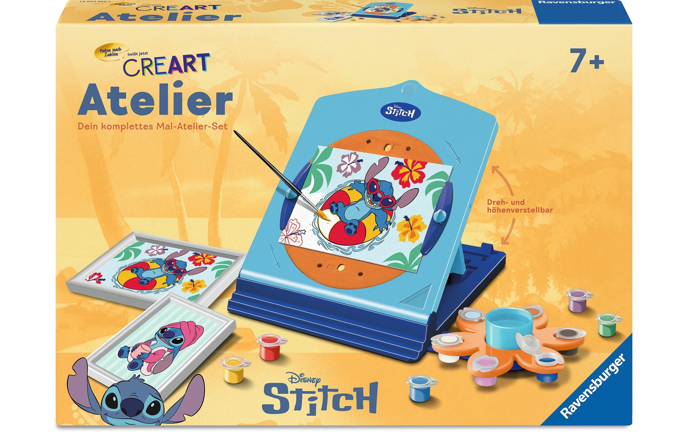 Ravensburger Peinture par numéros »CreArt, Atelier Disney Stitch« fabriqué en Europe