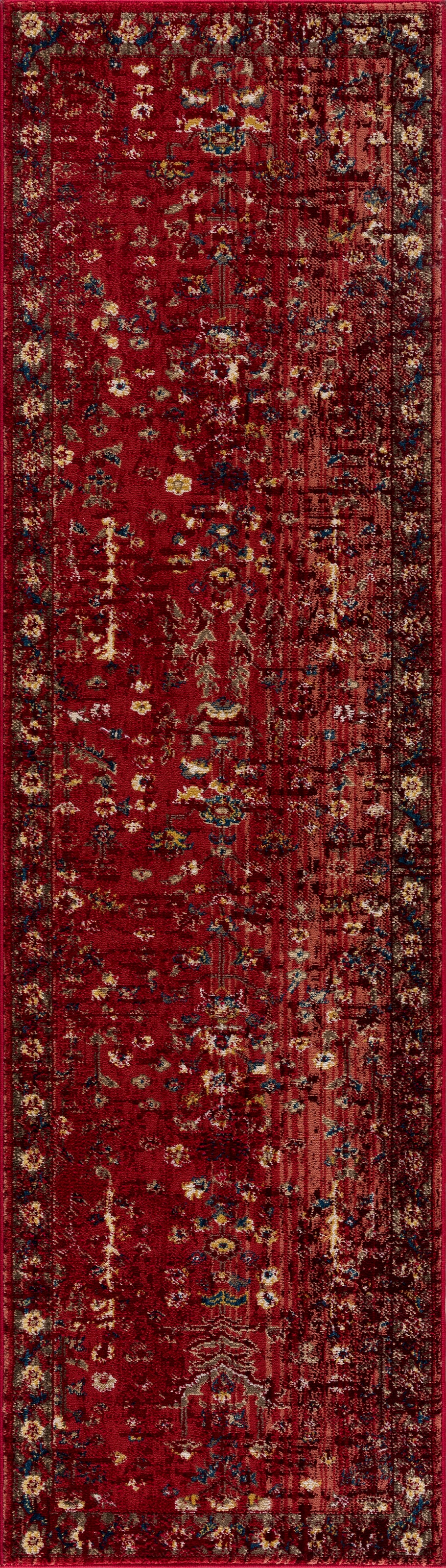 GOODproduct Chemin de table »Clovis« Rectangulaire 11 mm Höhe Teppich im Orient-Design, mit Bordüre, Vintage