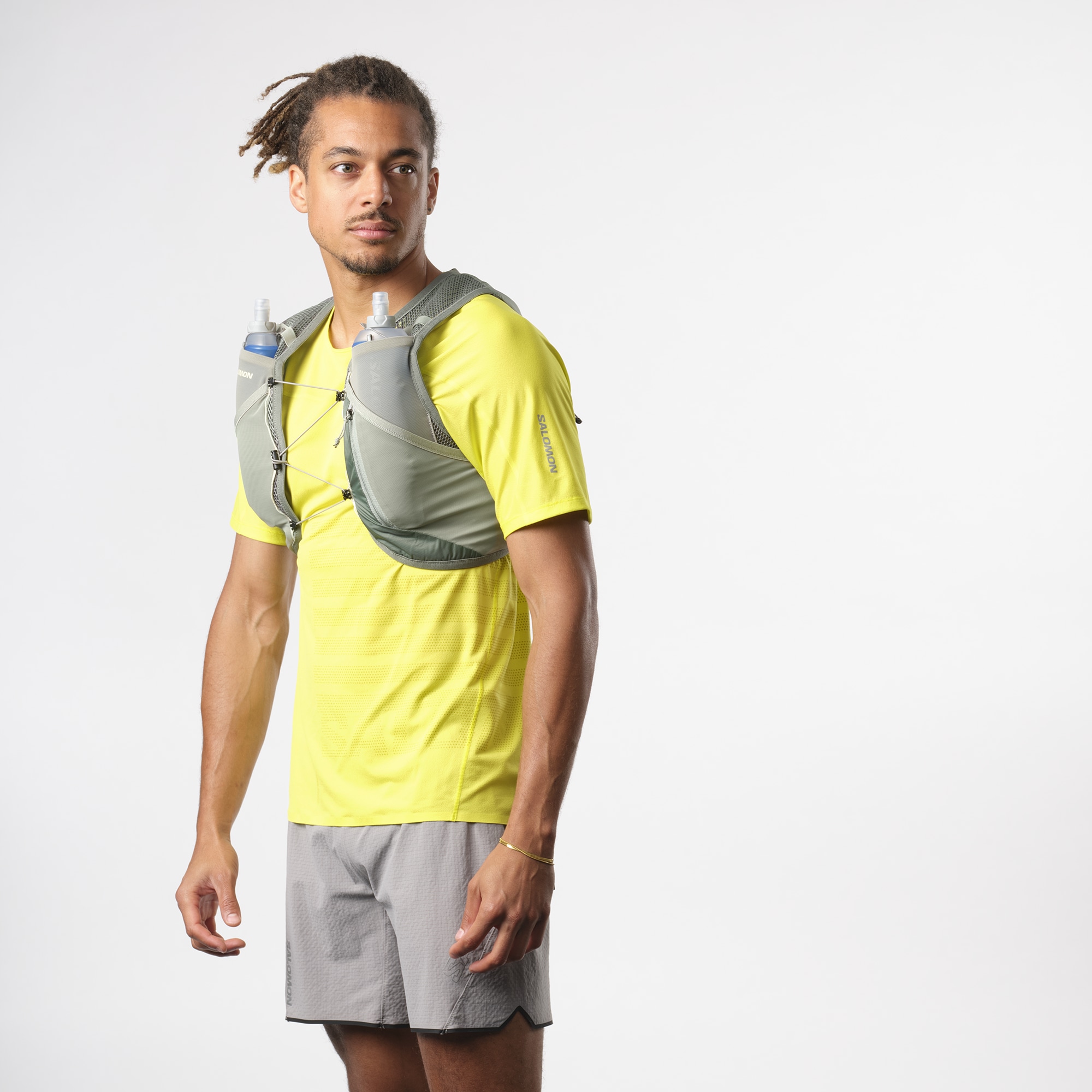 Salomon Trinkrucksack »ACTIVE SKIN 4 NO FLASKS« für sportliche Aktivitäten, leichtes Polyester-Obermaterial