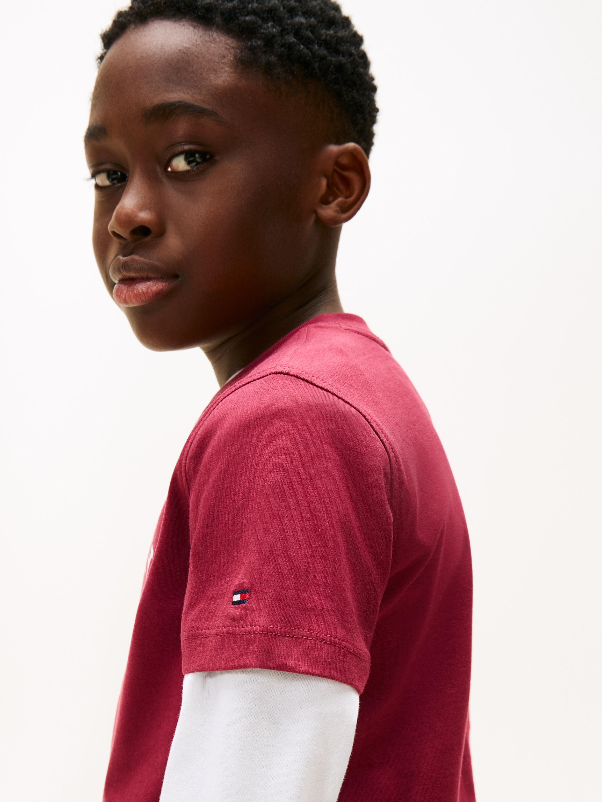 Tommy Hilfiger T-shirt Regular fit, für Kinder bis 16 Jahre, Druck