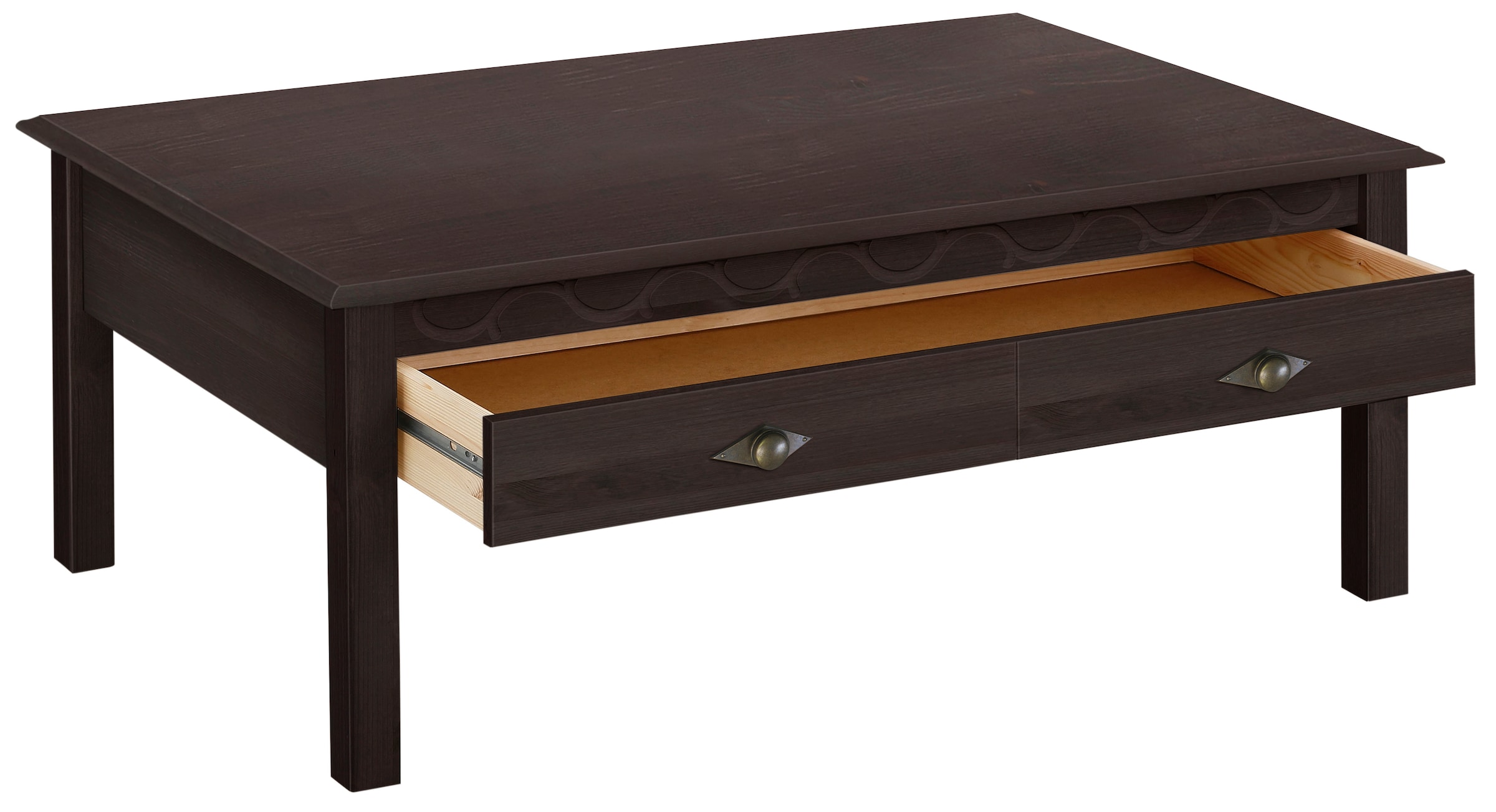 GOODproduct Table basse »Laura« 110/70 cm , mit einer grossen Schublade
