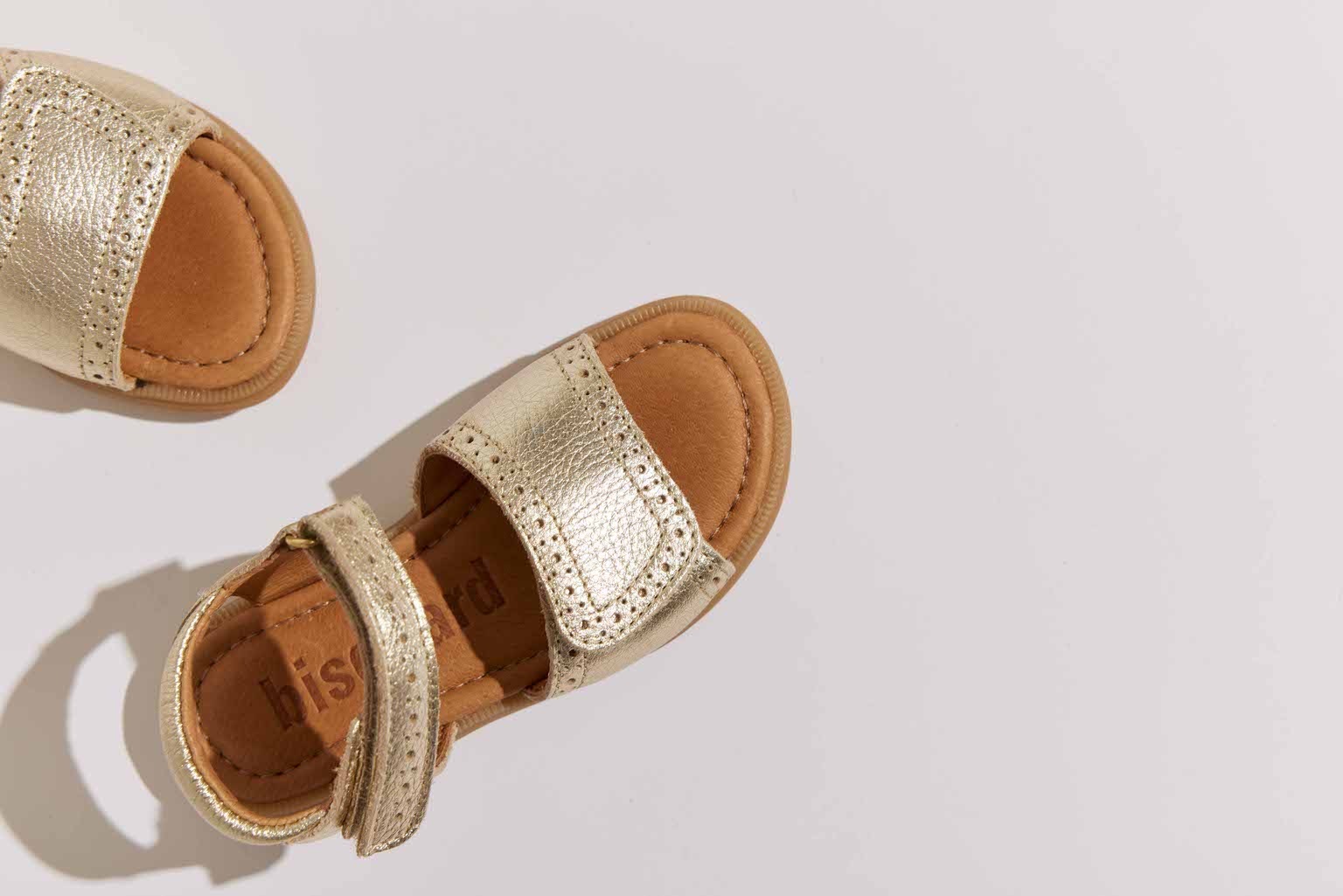 Bisgaard Sandale »andrea Weite: normal«  Festtagsschuh, Mädchen Schuh mit Klett, Grössenschablone zum Download