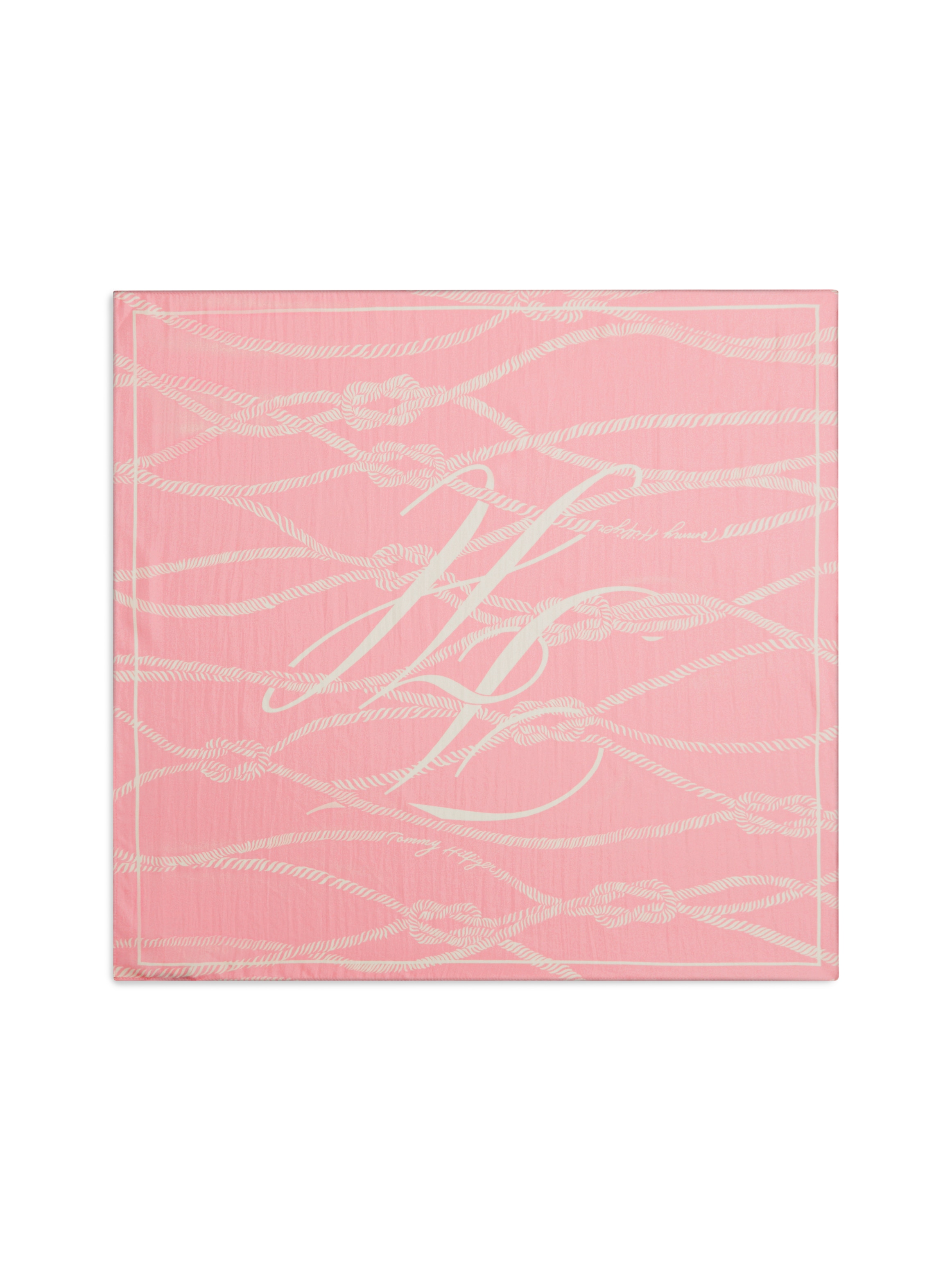 Tommy Hilfiger Modetuch »TOMMY SCRIPT SILK SQUARE« aus reiner Seide