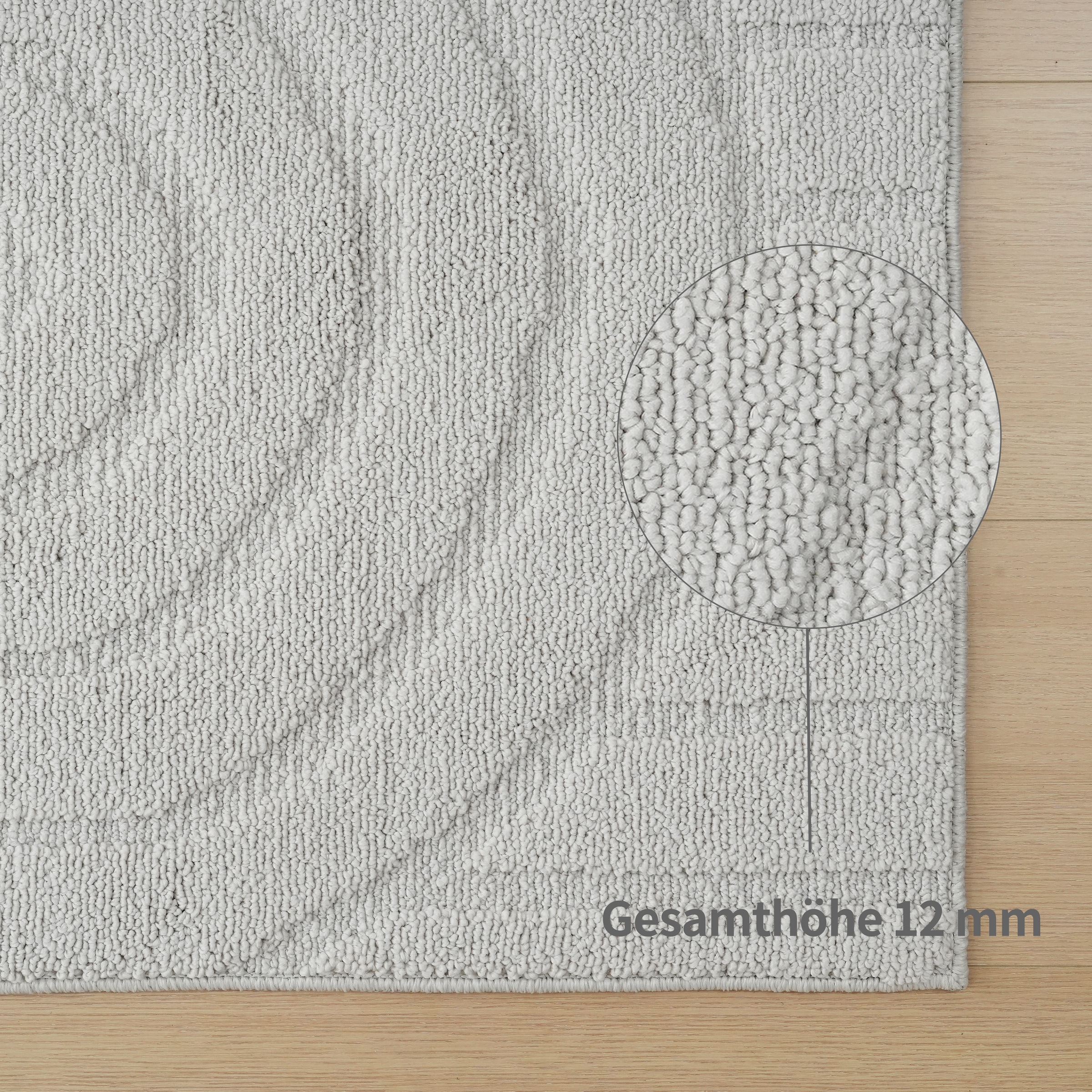 GOODproduct Tapis »Neele, Boho-Design, Hoch-Tief, waschbar« Rectangulaire 12 mm Höhe effet 3D, scandinave, tapis design, salon, chambre