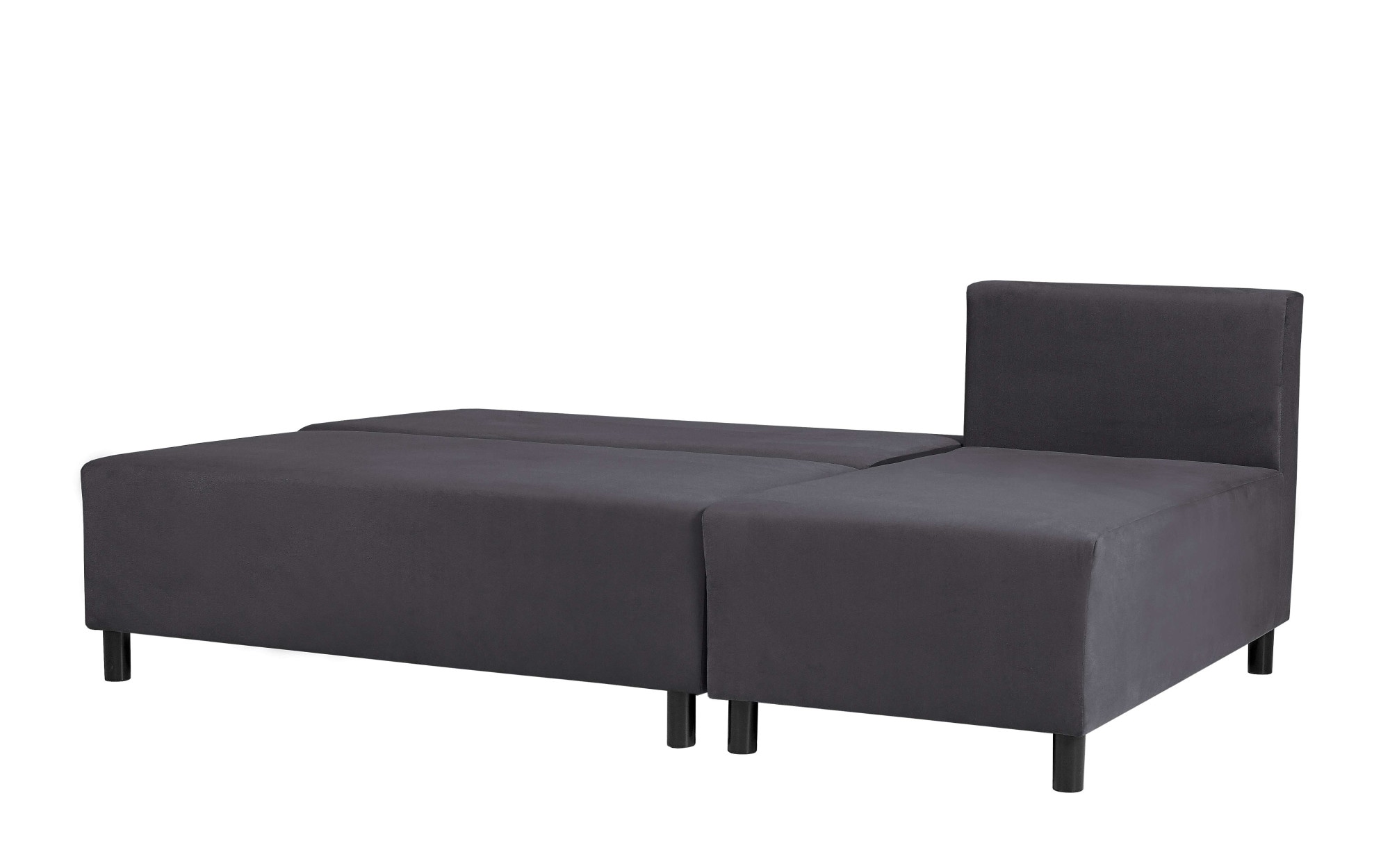 Home affaire Ecksofa »IWALANI, Schlafsofa mit Bettkasten, Recamiere beidseitig montierbar« L-Form, B/T/H 199/135/83 cm, Struktur weich & Velvet