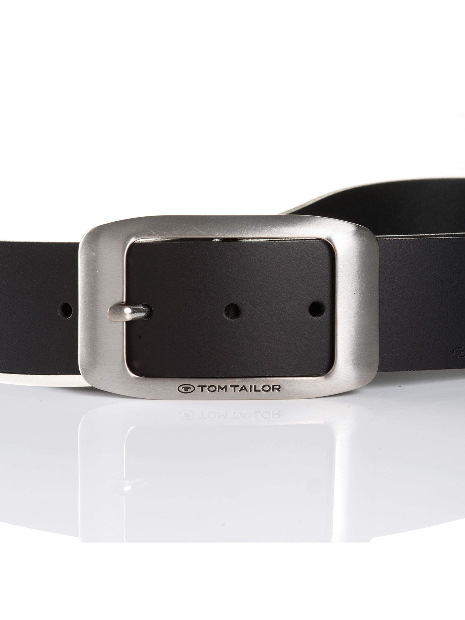 TOM TAILOR Ceinture en cuir »TTAMY« 1 cuis 4 cm breiter Damengürtel, modisch vielseitig