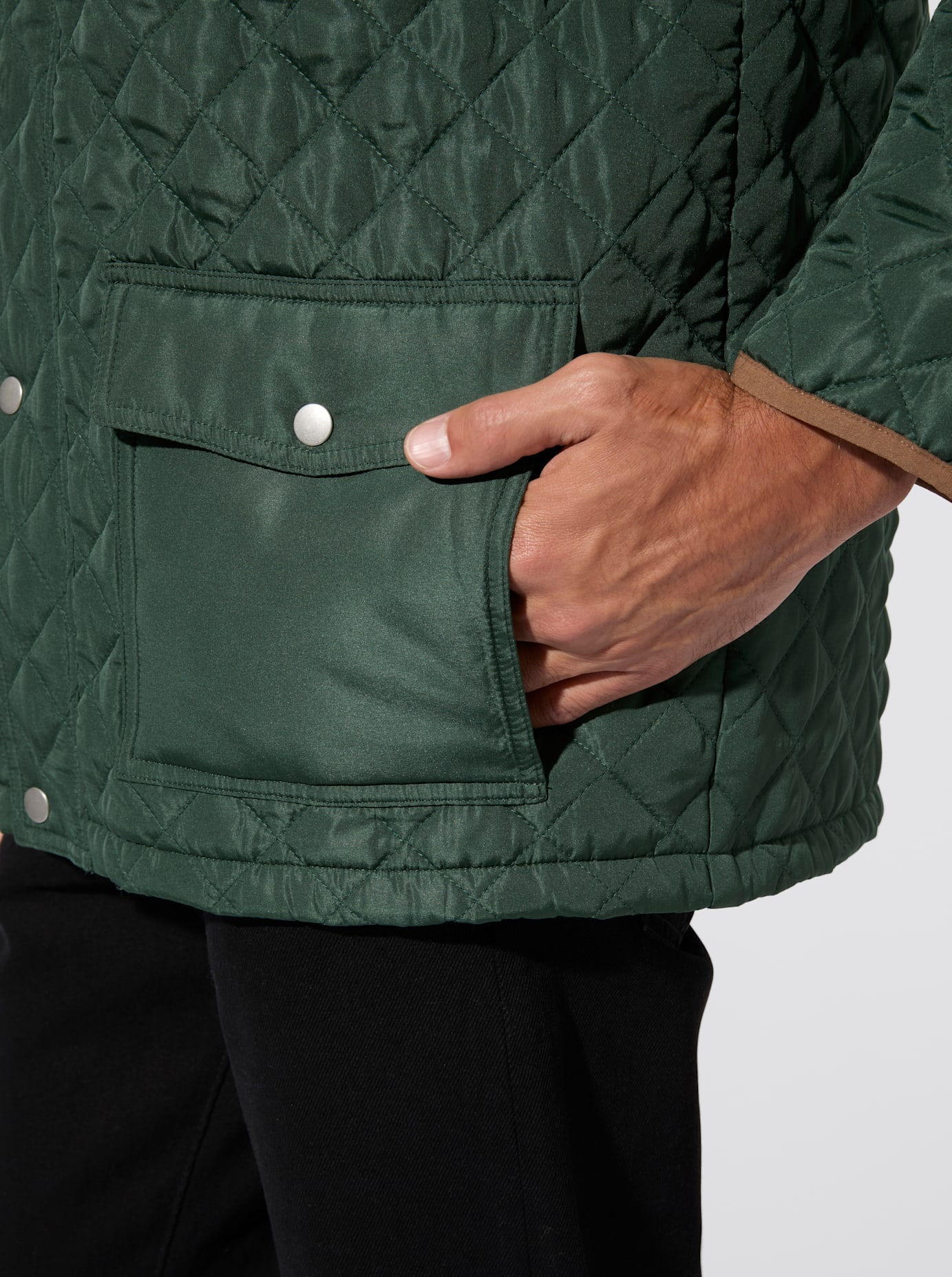Classic Steppjacke ohne Kapuze