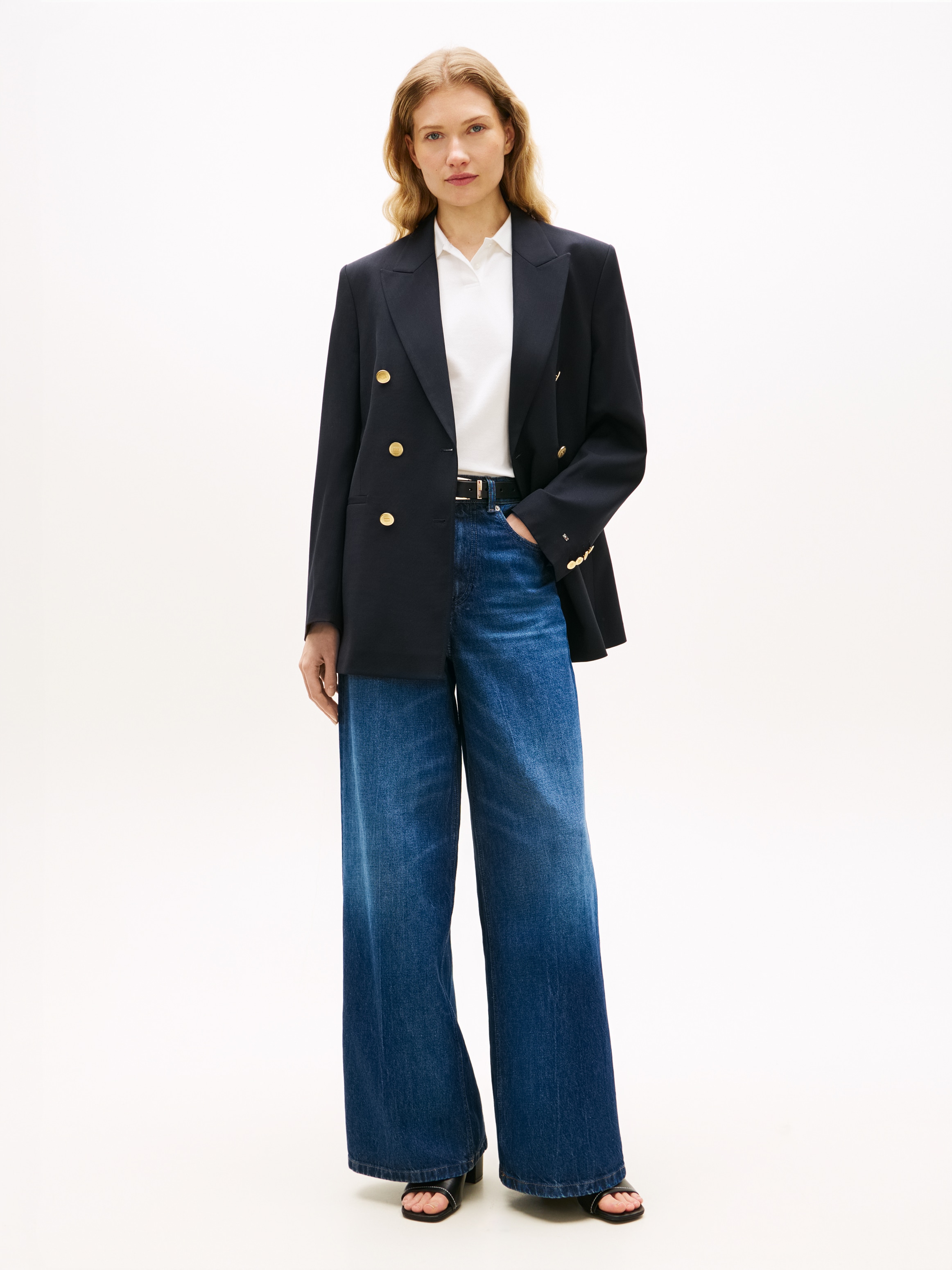 Tommy Hilfiger Blazer court »TIMELESS WOOL DB BLAZER« mit doppelreihiger Knopfleiste