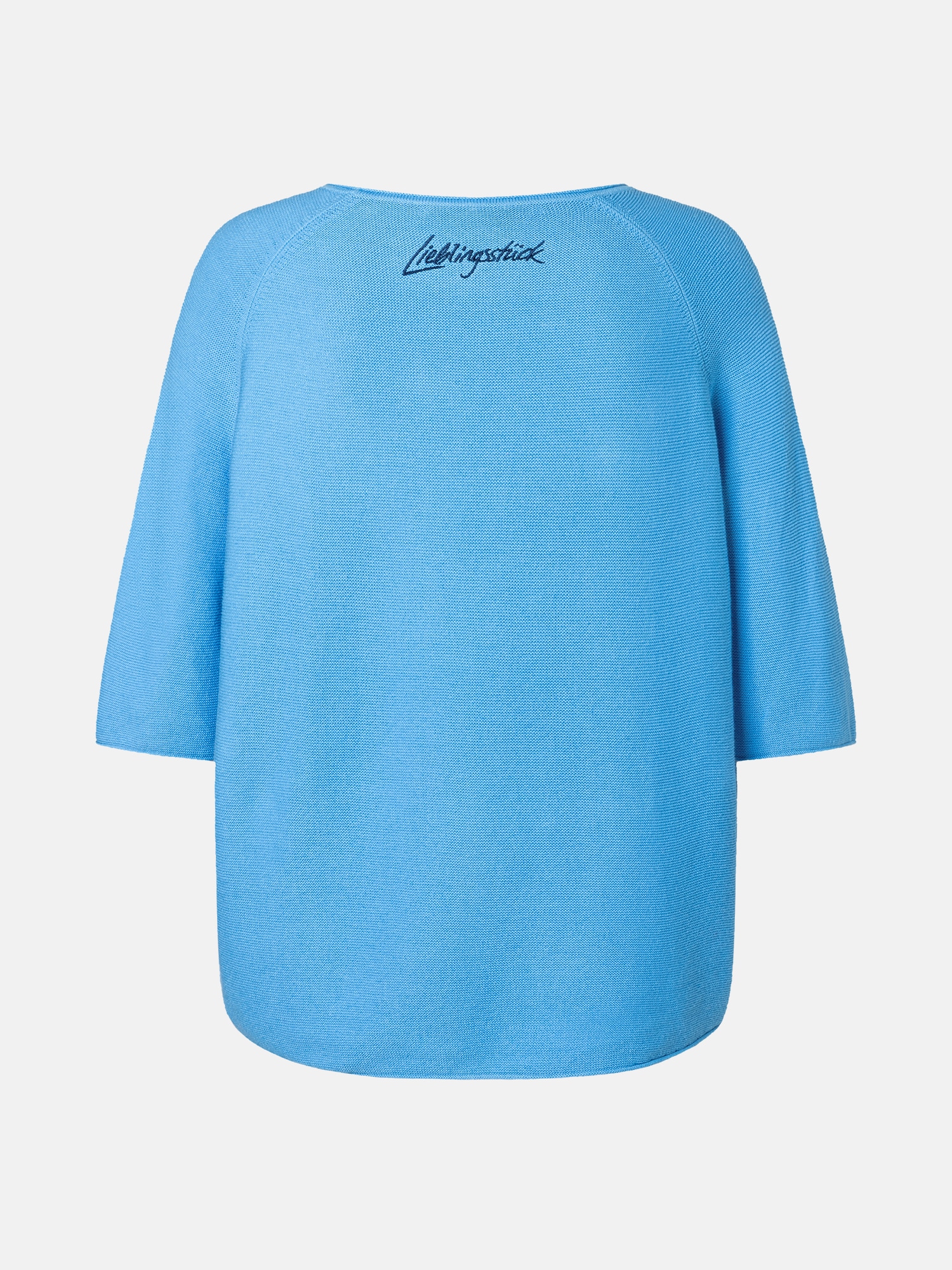 Lieblingsstück Pull à manches courtes »KleraEP« Halbarm mit Rundhals, unifarben