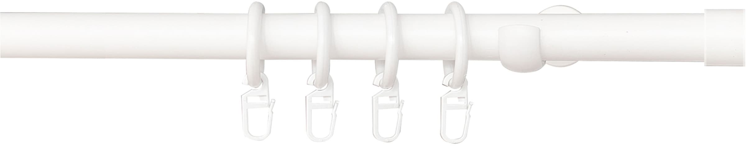 SN DECO GROUP Tringle à rideaux »Gardinenstange Kappe« 1 course-läufig Fixmass