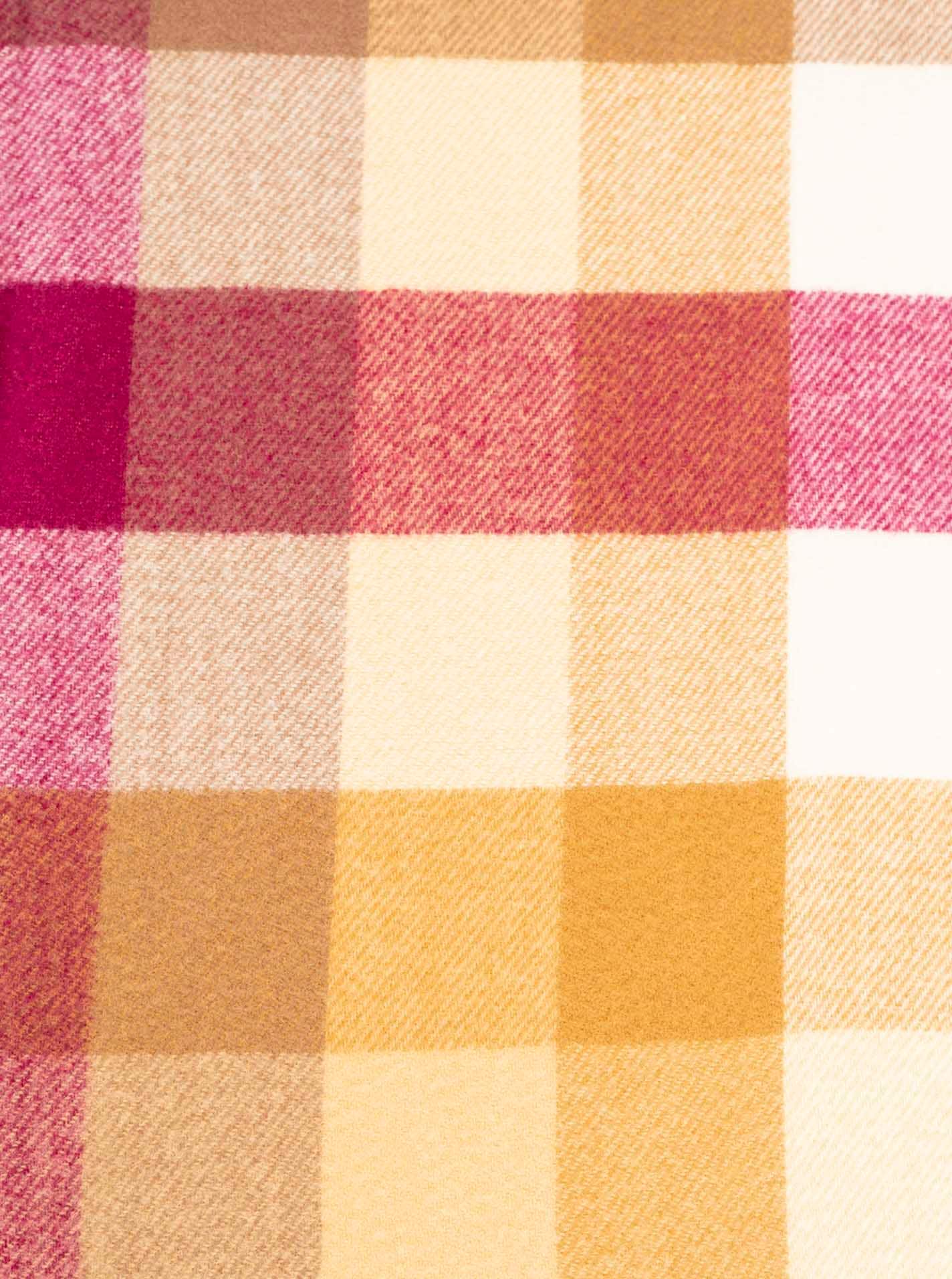 Zwillingsherz Écharpe »Classic Karo« motif à carreaux intemporel, qualité douce, finitions à franges, multicolore