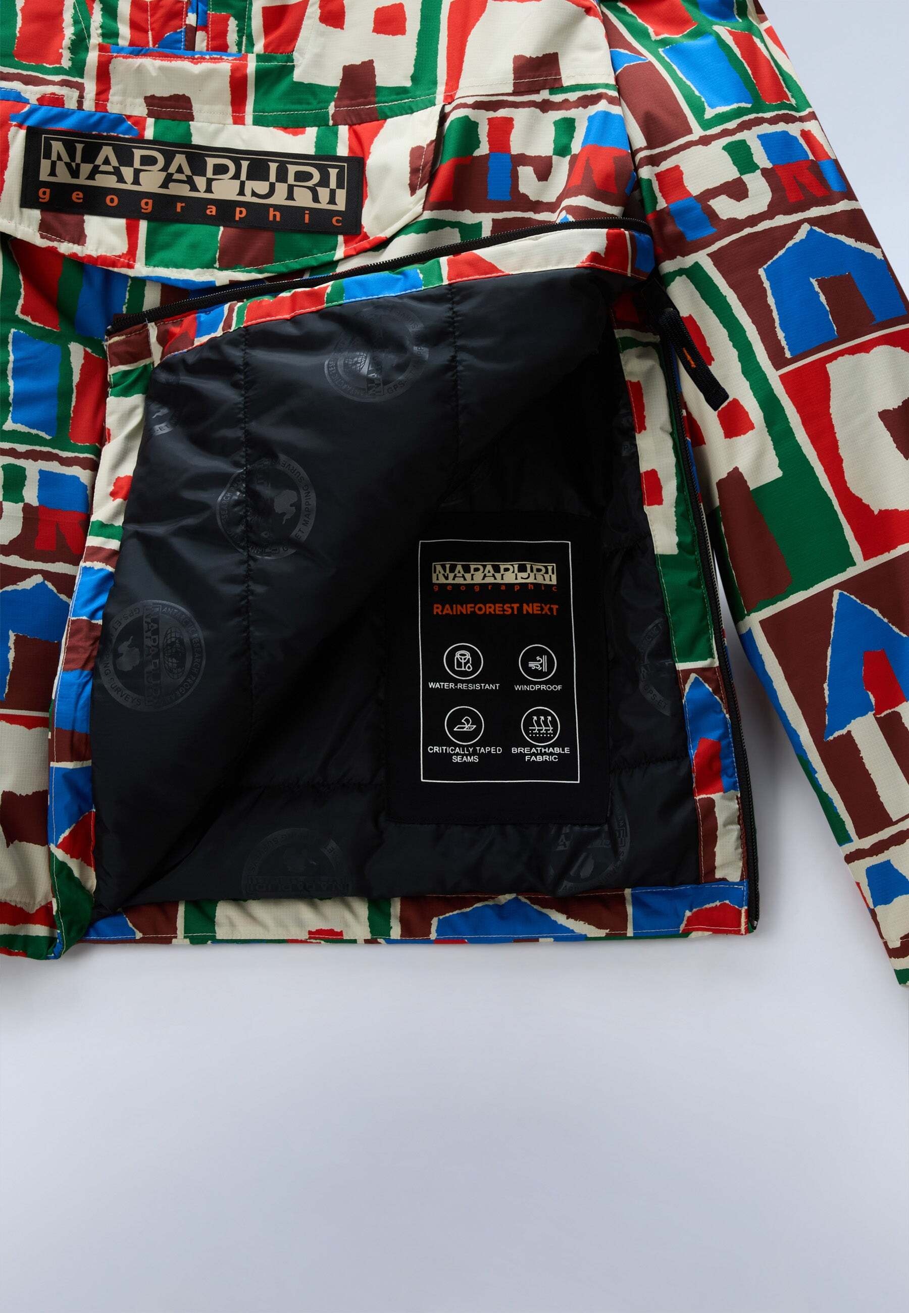 Napapijri Veste de pluie »Napapijri Anorakjacke RF NEXT AOP 1«