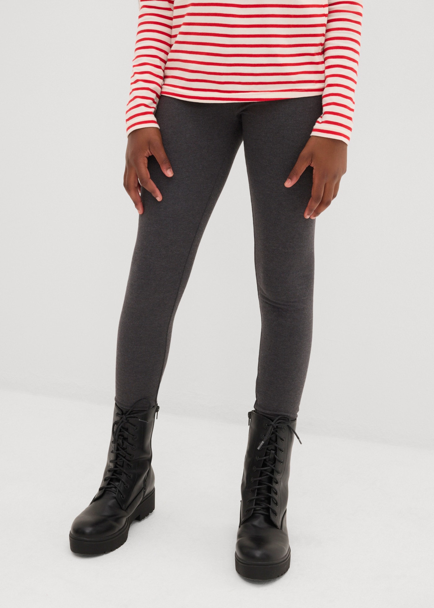 bonprix Leggings thermiques  avec intérieur gratté, coupe confortable, pour filles, style décontracté