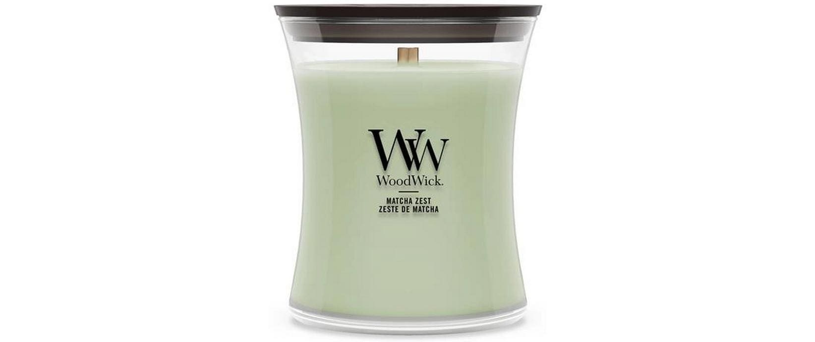 Woodwick Duftkerze »Matcha Zest Medium Jar«