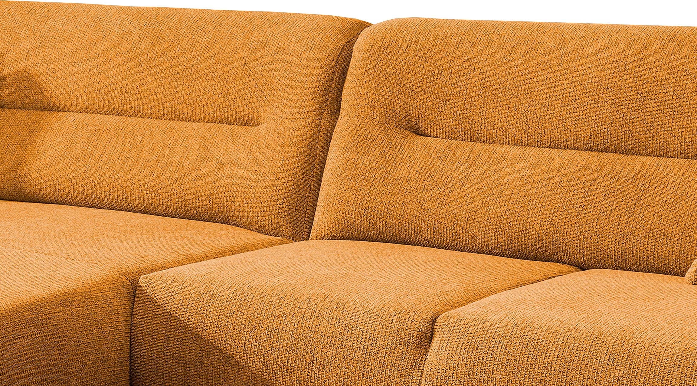 Home affaire Ecksofa »Drago, elegant und zeitlos, komfortabel, Holzfuss, L-Form« frei im Raum stellbar, inkl. 2 Zierkissen