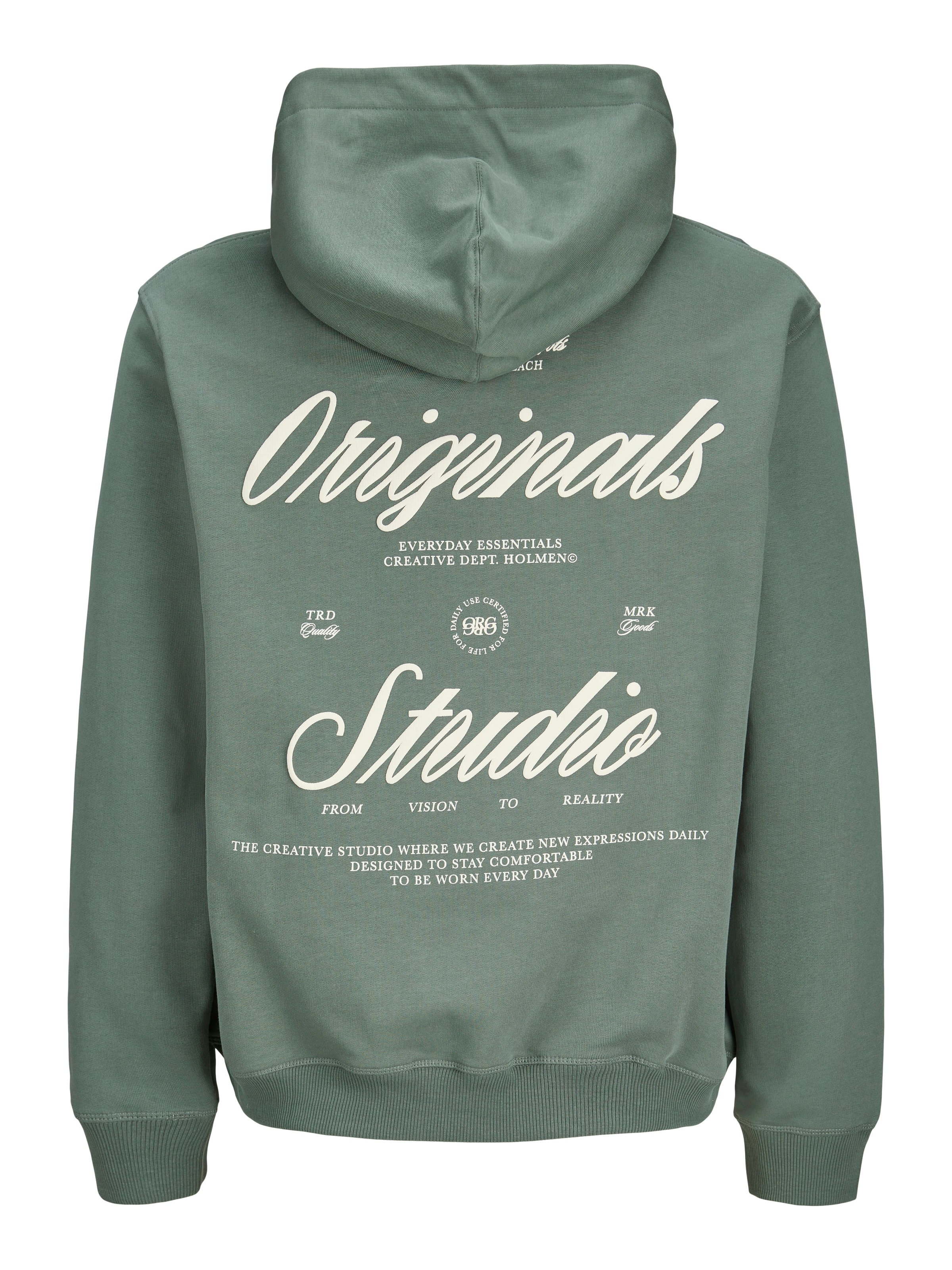 Jack & Jones PlusSize Kapuzensweatshirt »JORNORREBRO TYPO BACK SWEAT HOOD PLS«, Baumwollmischung, regular fit

