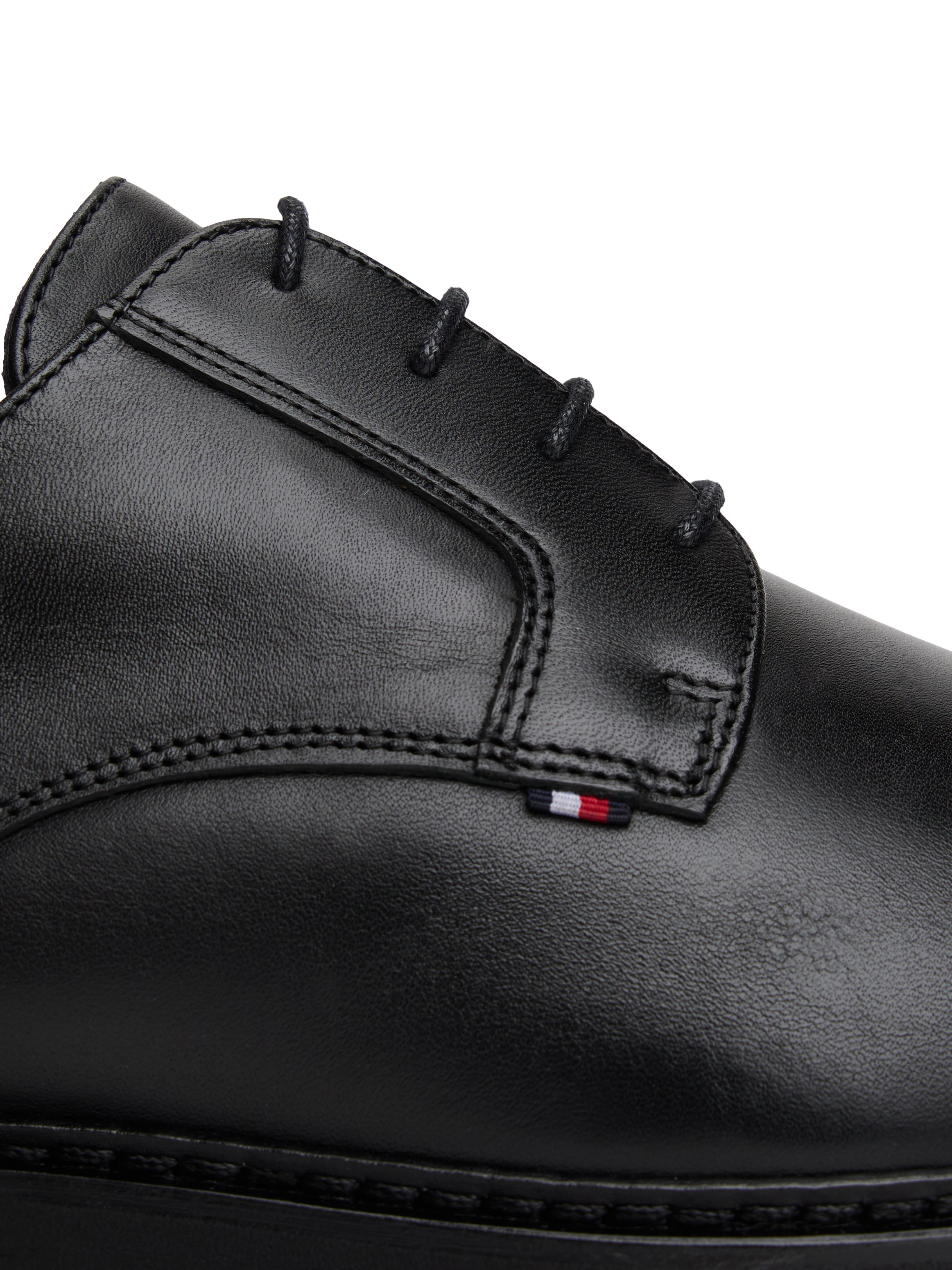 Tommy Hilfiger Chaussure à lacets »HILIFGER ULTRA LIGHT LTH SHOE«  talon bloc, chaussure business, chaussure de soirée avec coutures discrètes
