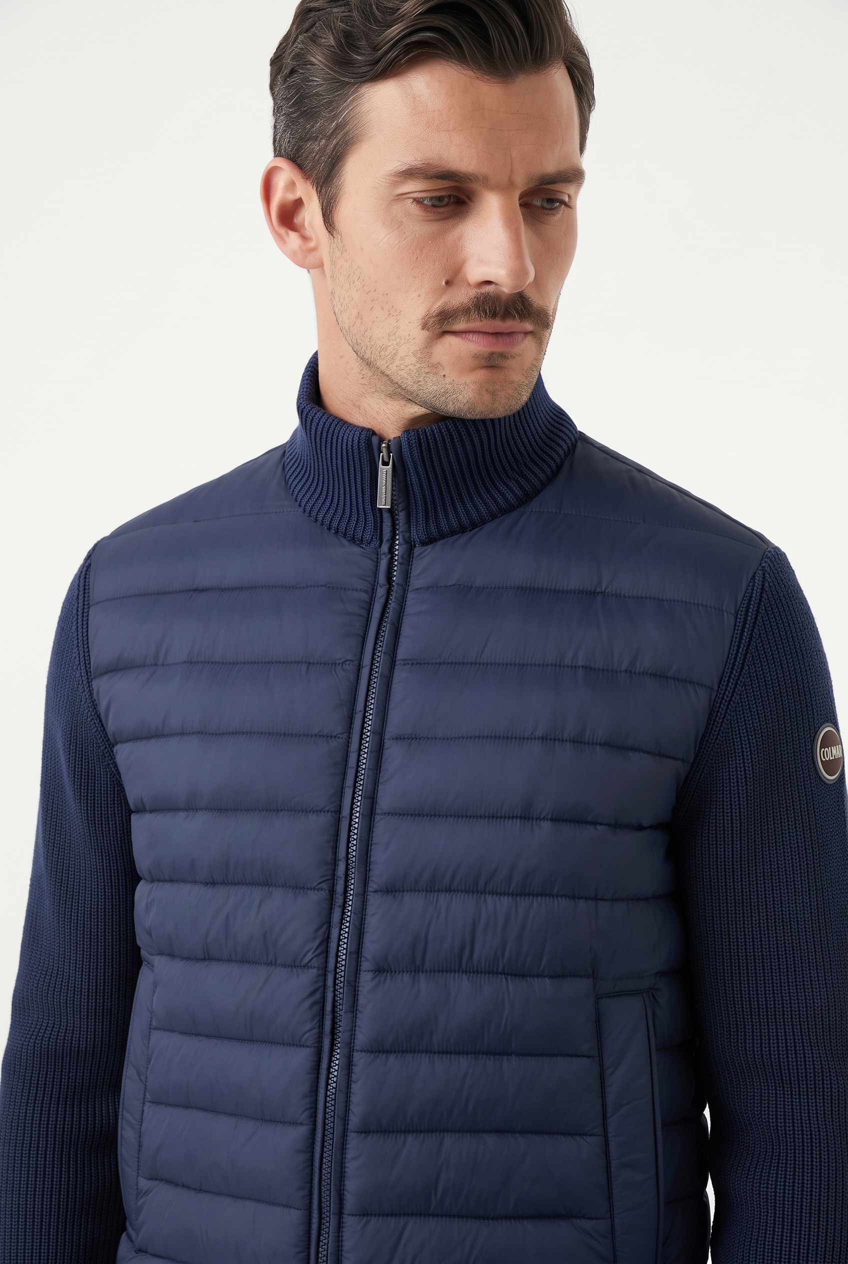 Colmar Veste hybride Manches tricotées, coupe régulière, fermeture éclair à deux sens