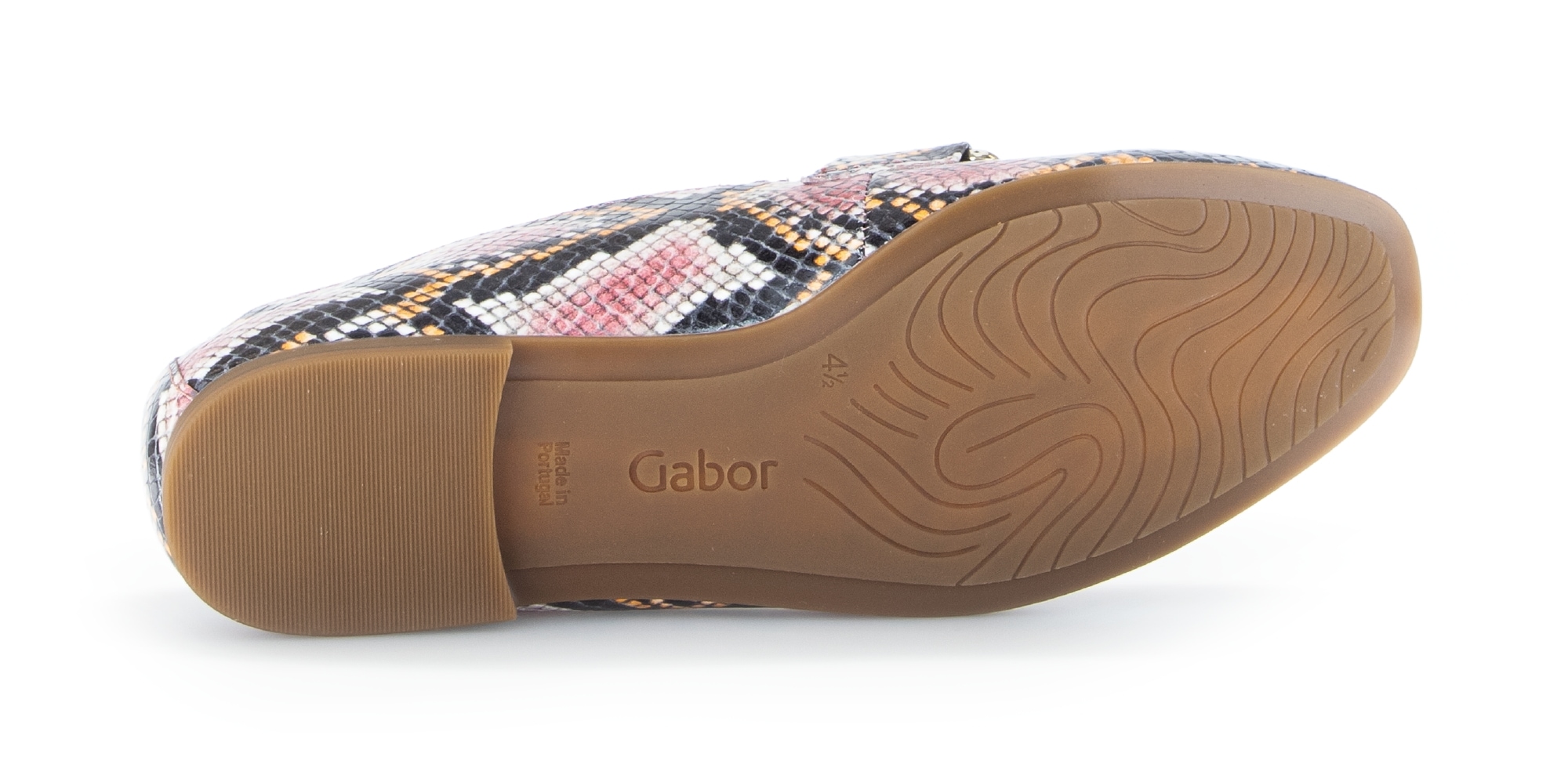 Gabor Slipper  talon bloc, chaussure business avec bride décorative dorée