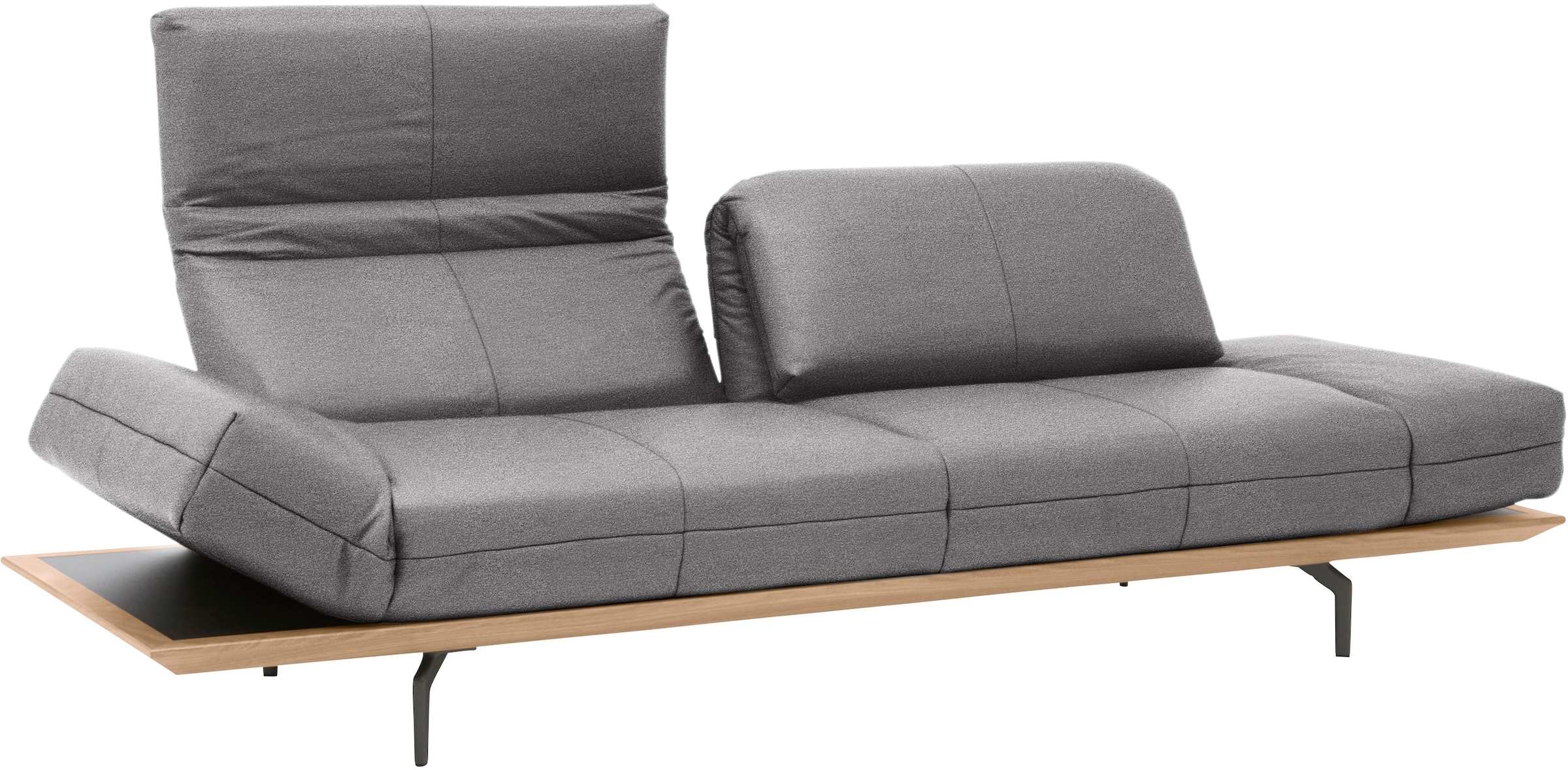 Creation BY ROLF BENZ 3-places »CR.420, Designsofa, Loungesofa« en 2 qualités, cadre en chêne naturel ou noyer, largeur 232 cm