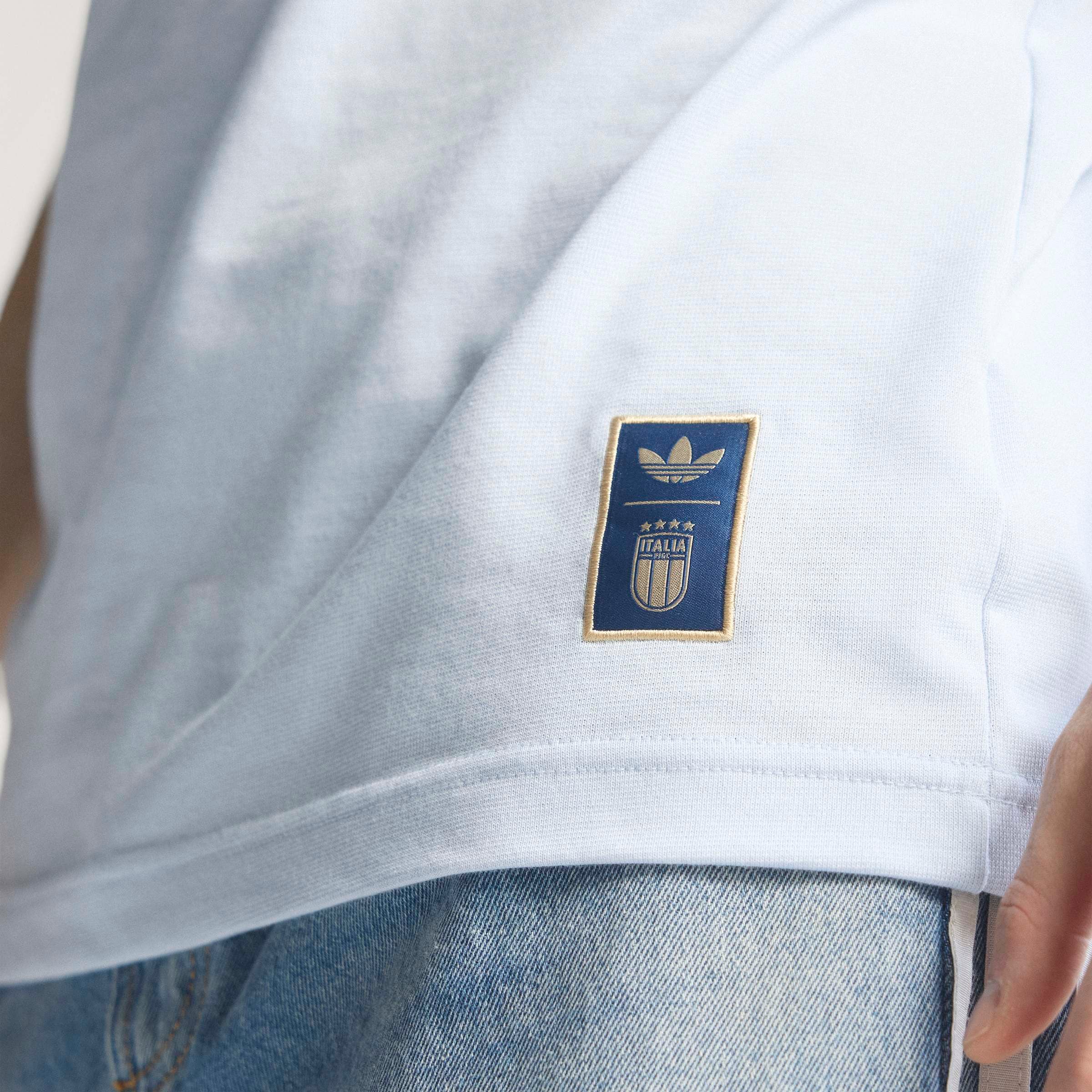 adidas Performance T-shirt »FIGC OG TEE« style sportif, sans fermeture, en coton