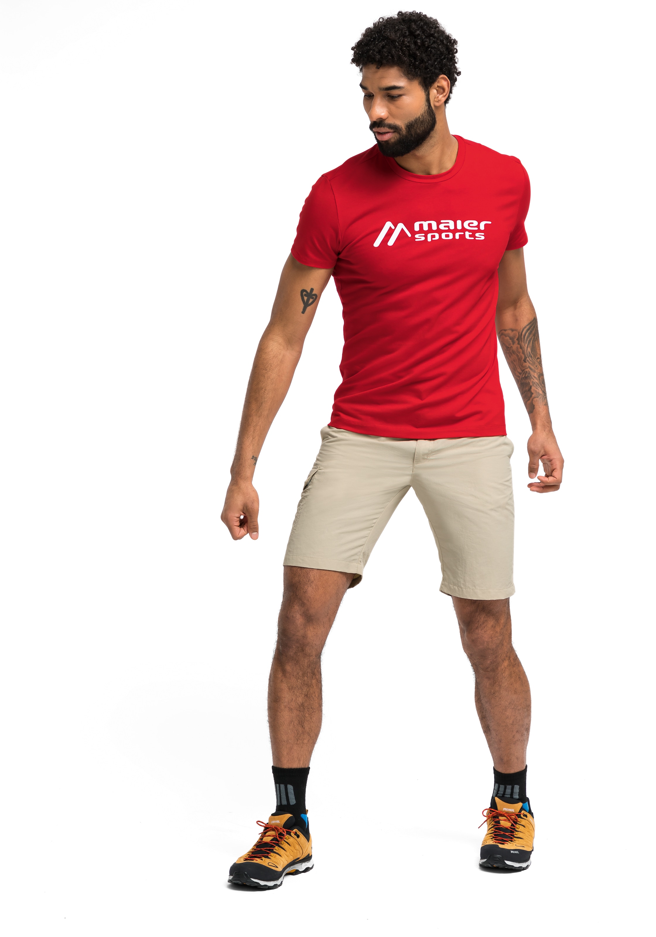 Maier Sports Short fonctionnel »Main«  Herren Shorts, kurze Outdoor-Hose, Bermuda mit 4 Taschen, Regular Fit