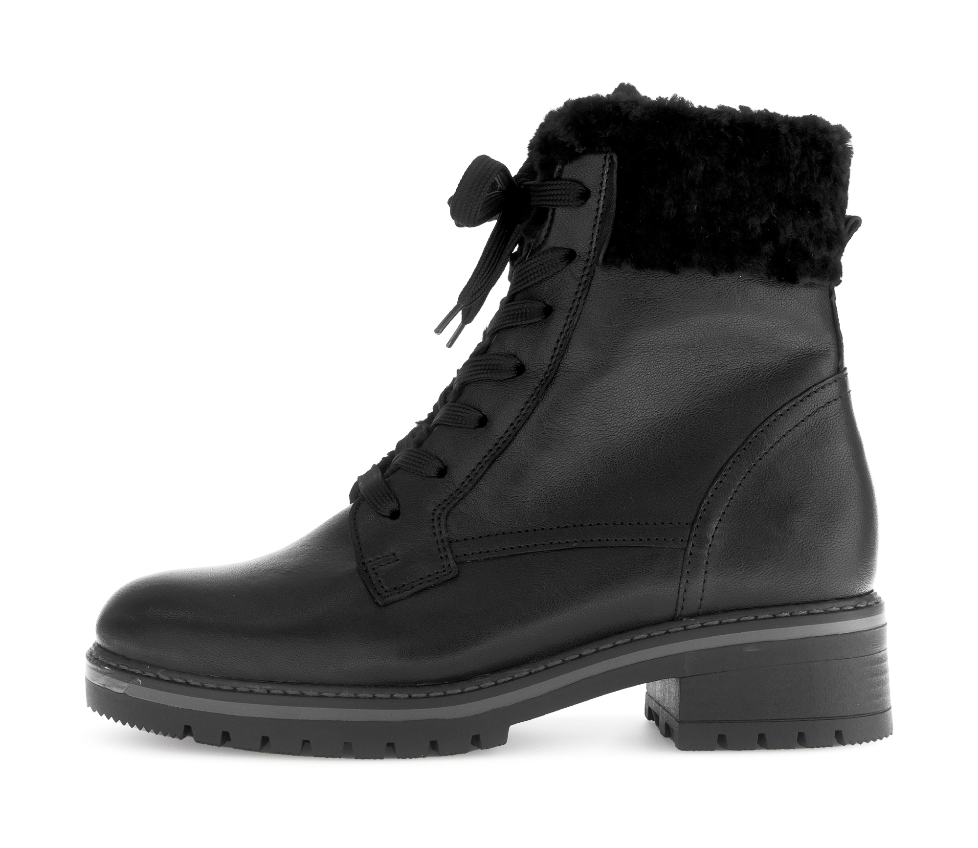 Gabor Winterstiefelette »GENUA«  , Blockabsatz, Winterboots mit Teddyplüsch-Kragen