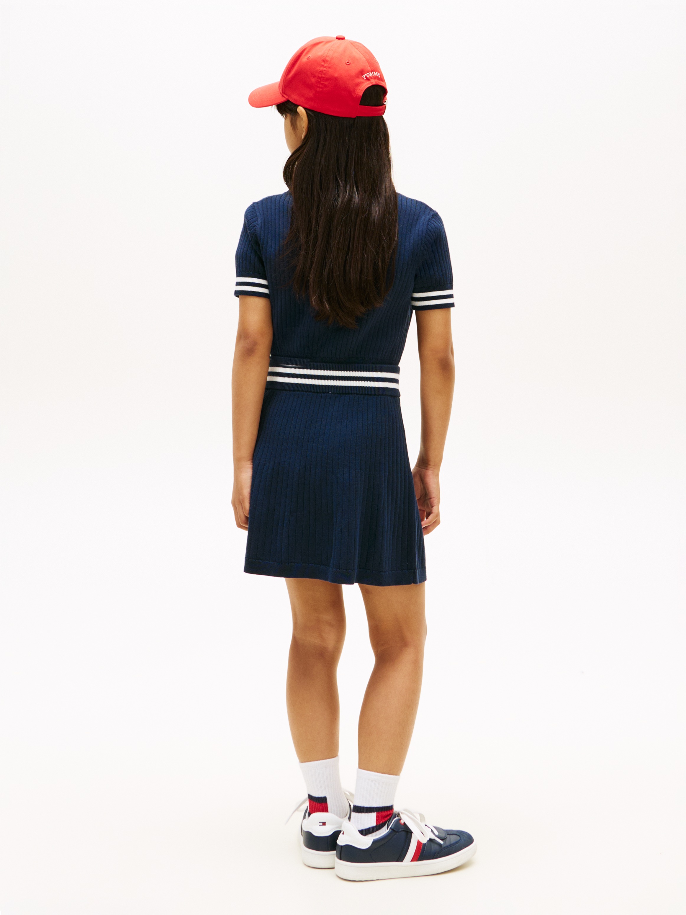 Tommy Hilfiger Jupe en sweat »SWEATER RIB SKIRT« enfants jusqu’à 16 ans, coupe regular fit