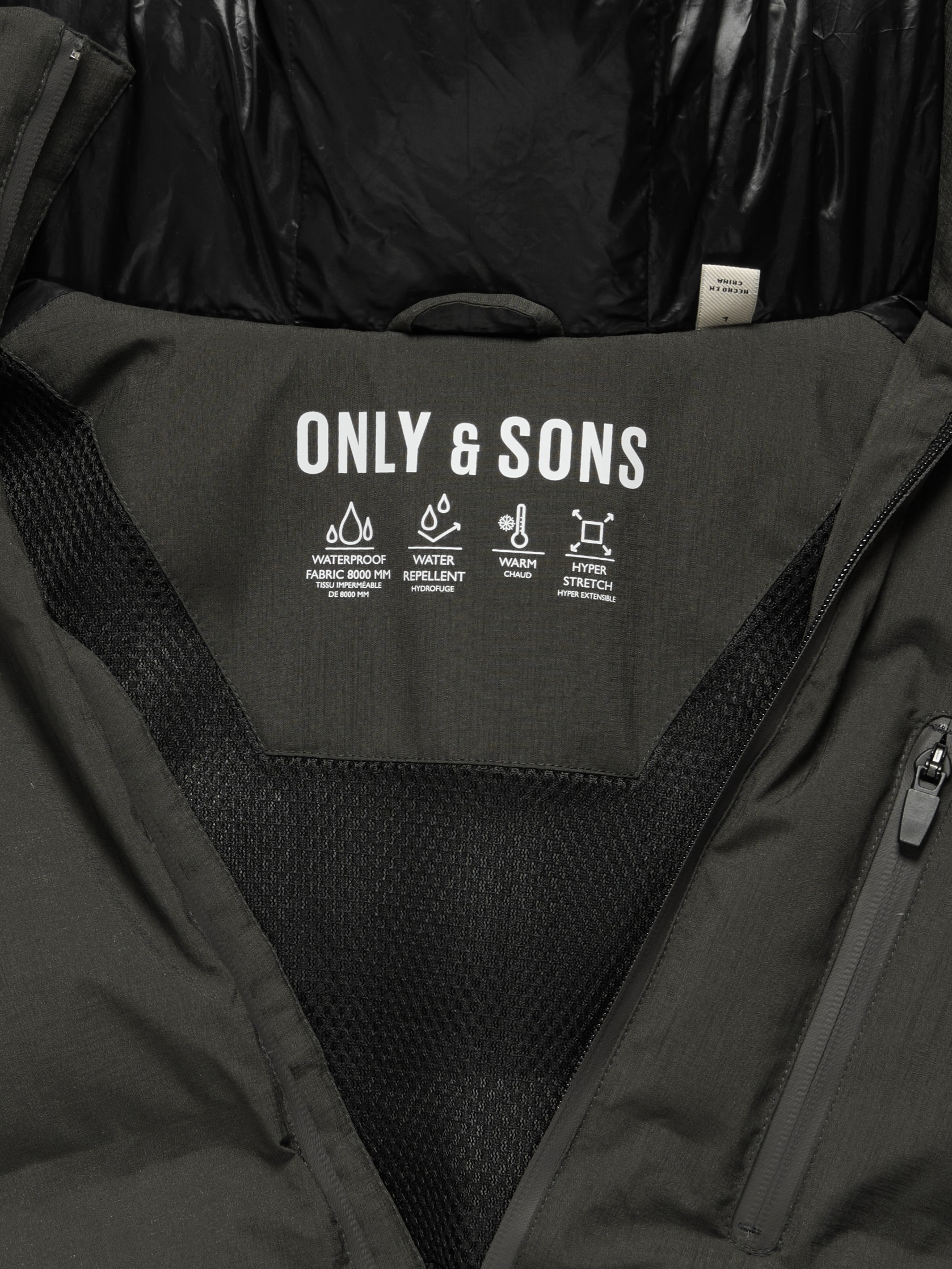 ONLY & SONS Steppjacke »ONSMATHIS PUFFER OTW« mit Kapuze