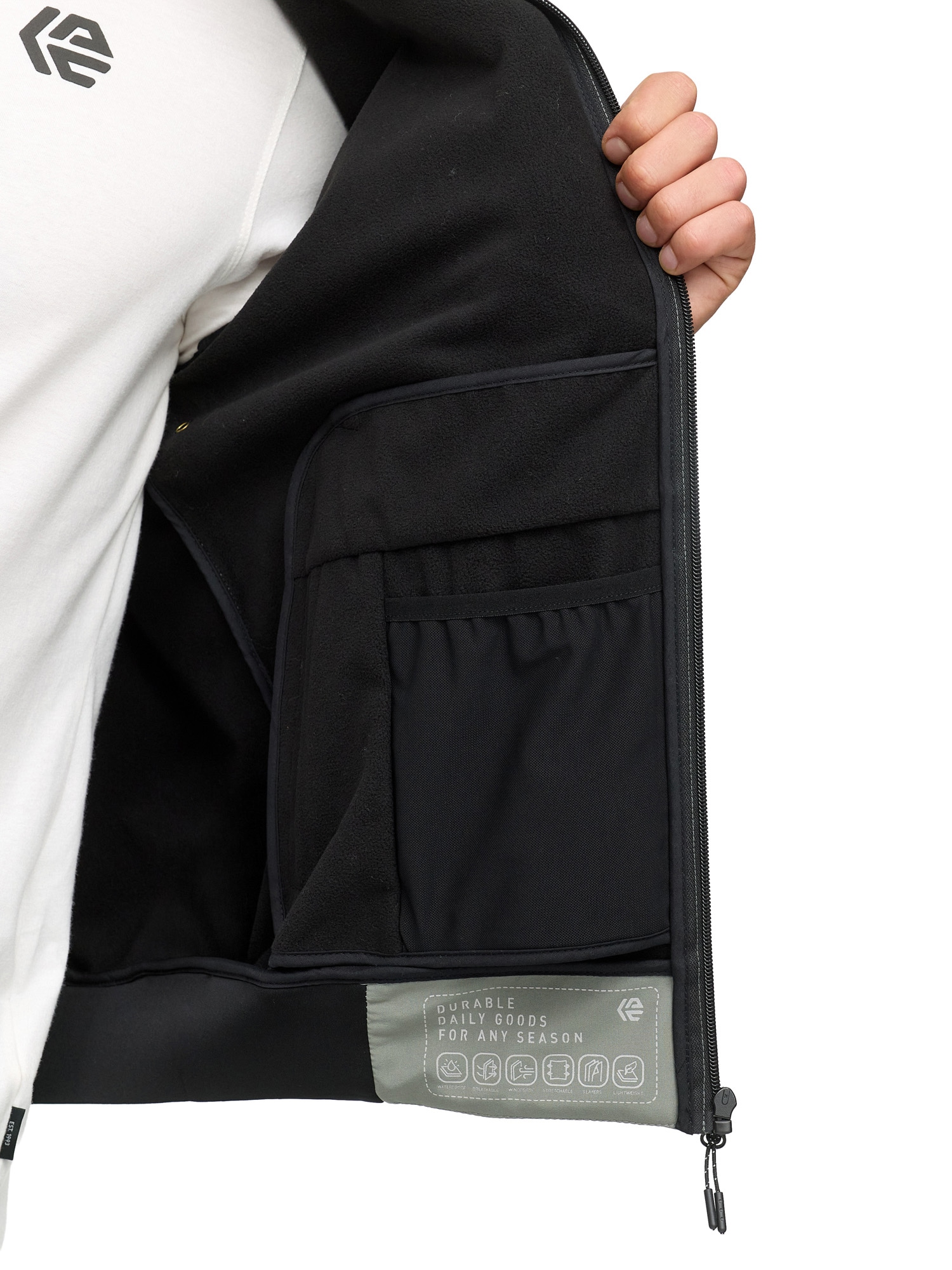 Indicode Softshelljacke »INRoute Jacket« ohne Kapuze