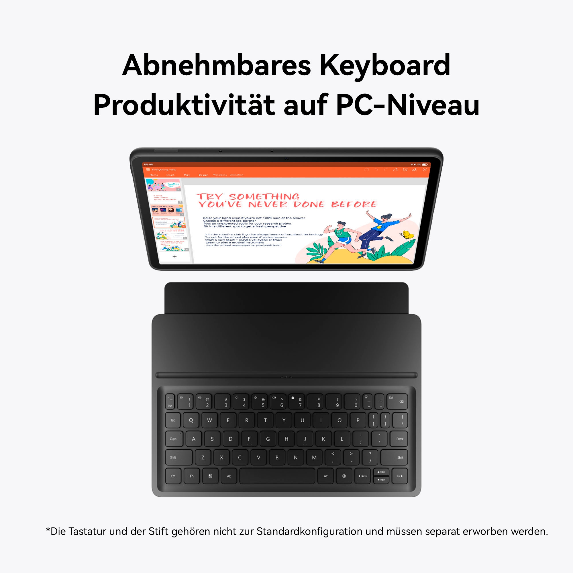 Huawei Tablettes »MatePad 11,5", 6 GB + WiFi inklusive Hülle mit Tastatur« (29,2 cm / 11,5 ″) HarmonyOS 128 GB )