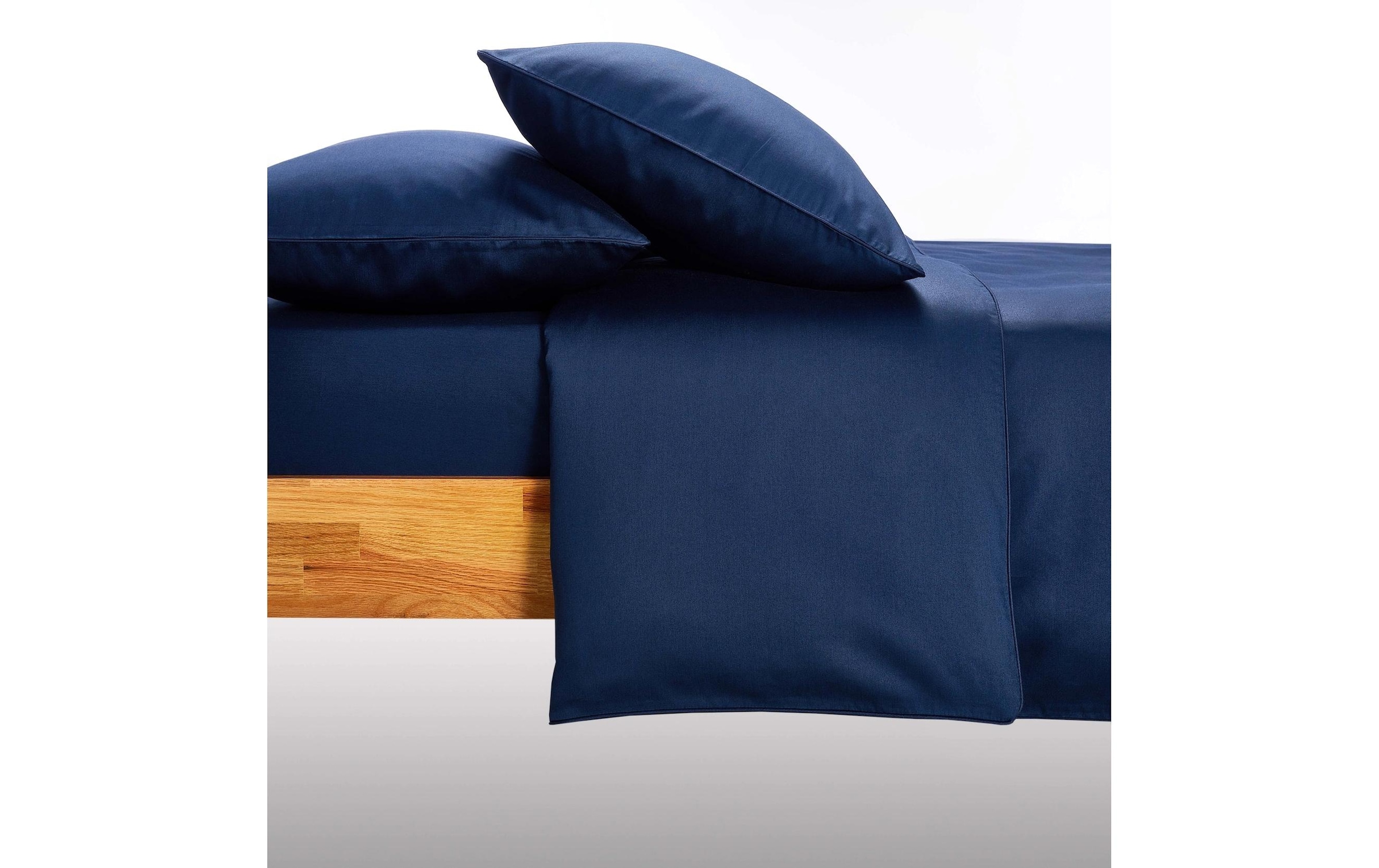   Bettwäsche »Living Home Uni Satin 100 160 x 210 cm«