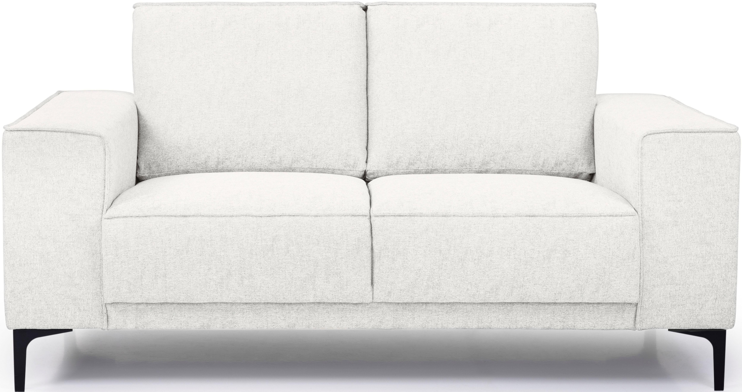 GOODproduct 2-places »Kompaktsofa Oland, Struktur, Flachgewebe, Luxus-Microfaser, Boucle« 164 cm, Wellenunterfederung, Skandi-Design, Metallfüsse