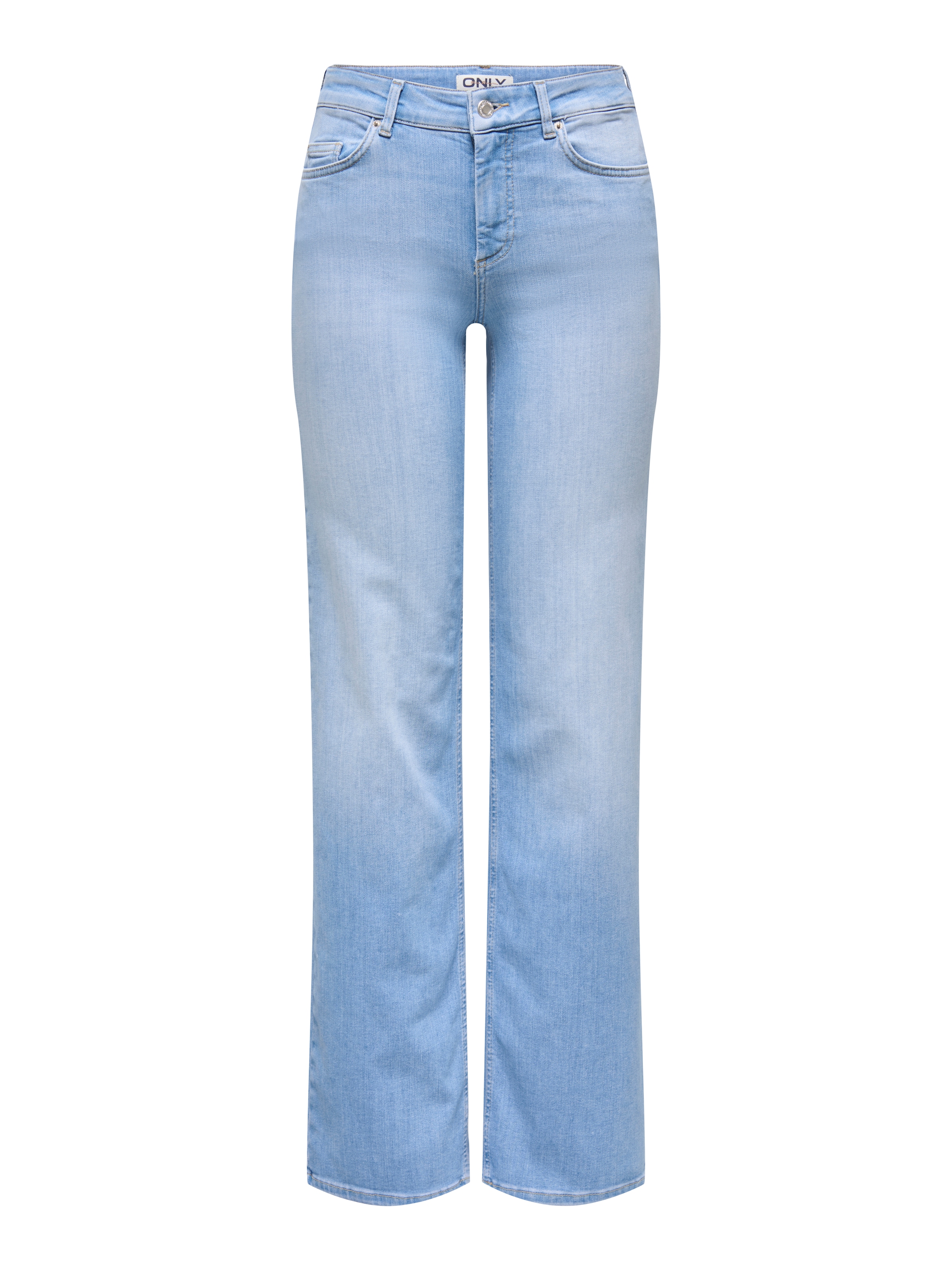 ONLY Jeans droit »ONLBLUSH MID STRAIGHT DNM REA828 NOOS« mittlere Leibhöhe, gerade Beinform, helle Waschung