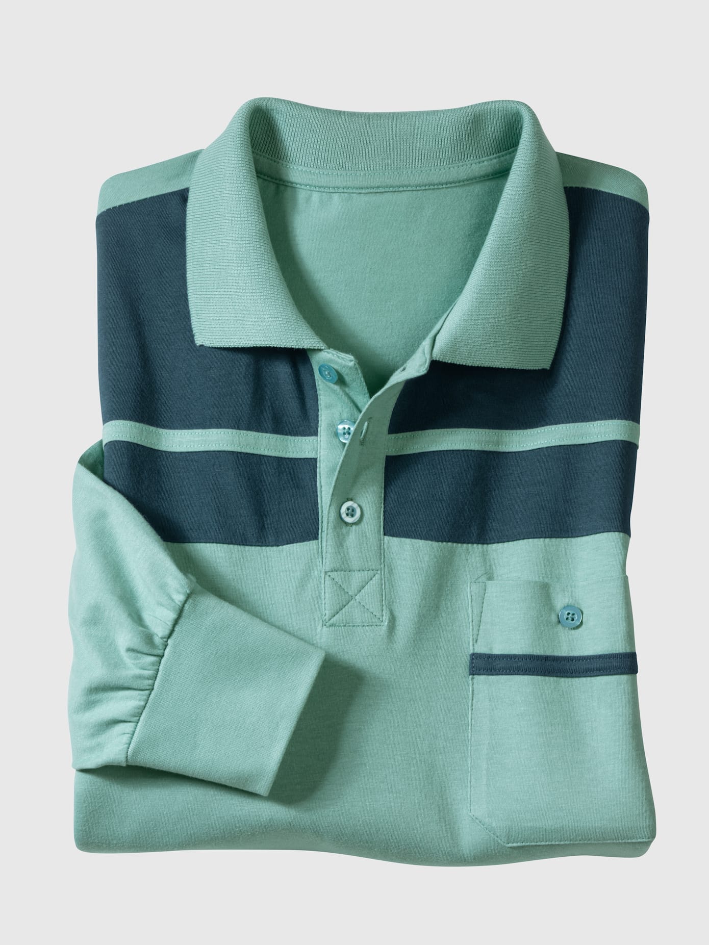 Classic Langarm-Poloshirt »Poloshirt« 1 tlg.