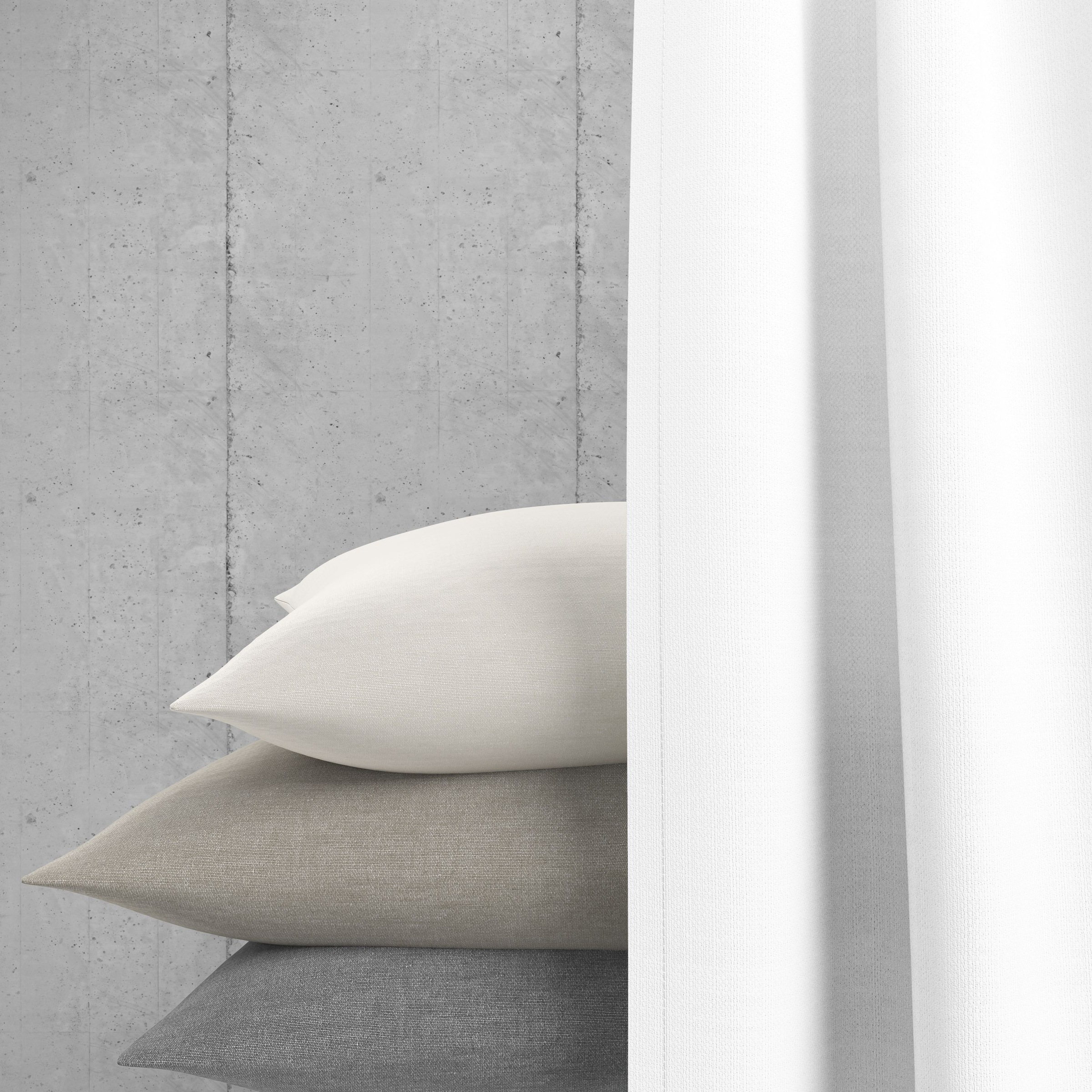 Neutex for you! Vorhang »Linessa« verdeckte Schlaufen 1 Stk. tlg. Schal mit verdeckten Schlaufen, Breite 137 cm, nach Mass