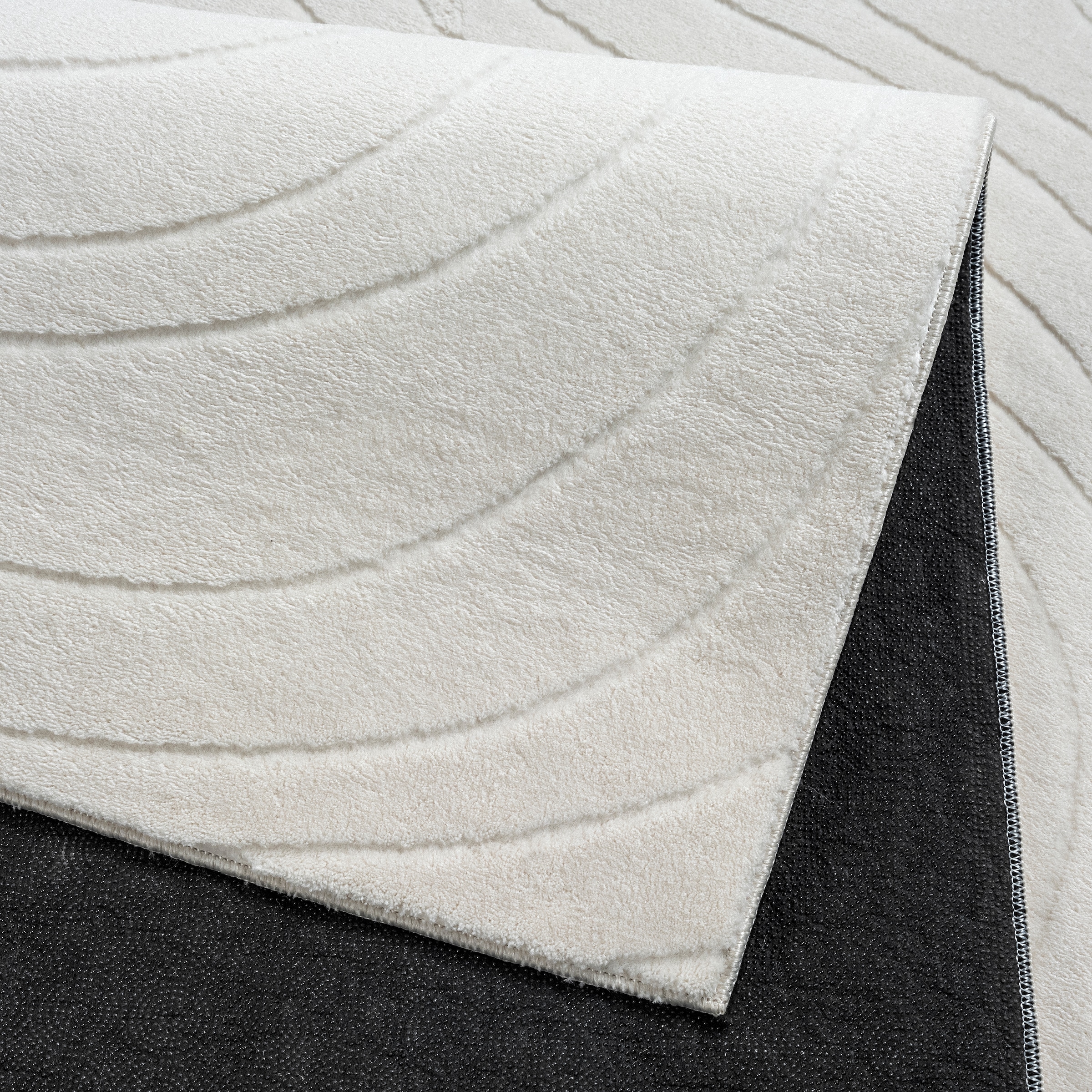 GOODproduct Teppich »Novva« rechteckig 8 mm Höhe mit Anti-Rutsch-Rücken und 3D-Optik