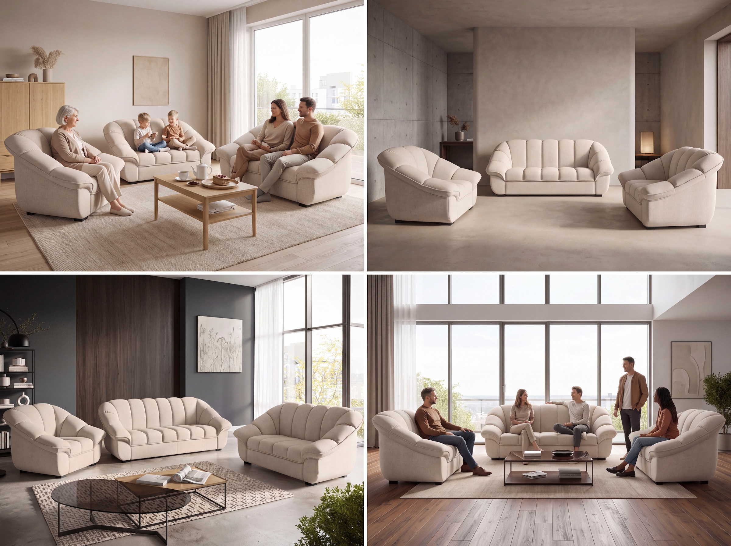 COTTA Fauteuil »Mado , Breite 110 cm« différents canapés combinables individuellement