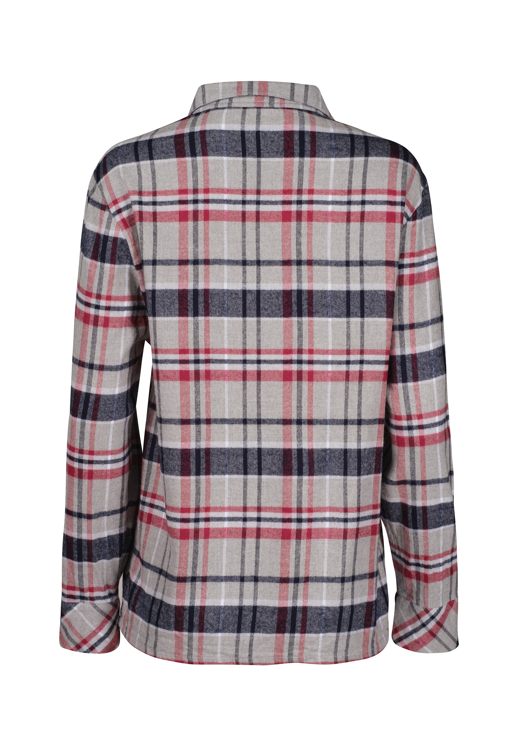 Skiny Pyjama »Night In Skiny Flanell« 2 pièces wärmend, Cotton, kuschelig weich, Bindeband, elastischer Bund