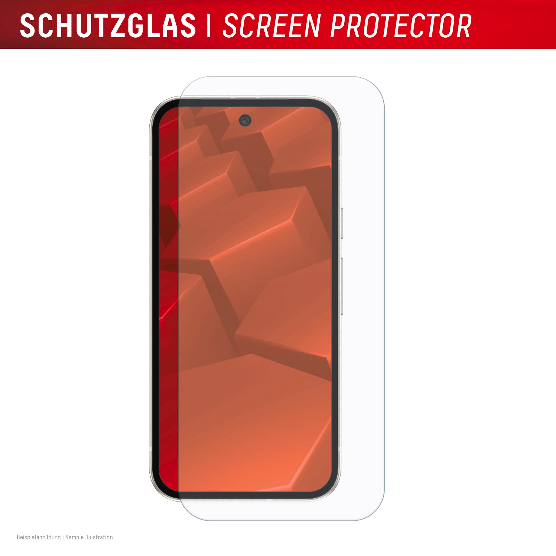 Displex Displayschutzglas »Real Glass Screen Protector inkl. Case mit MountMaster« für Google Pixel 10a Displayschutzfolie, Schutzfolie, Bildschirmschutz, kratz- & stossfest