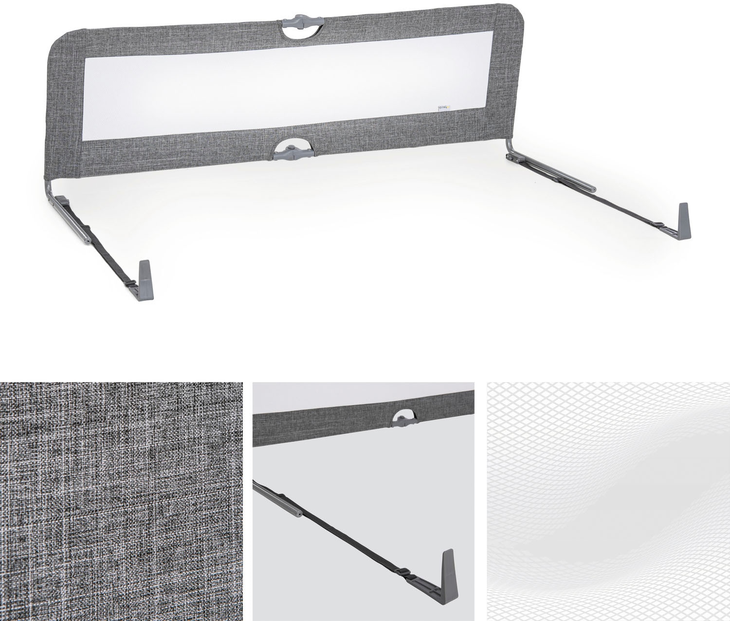 Hauck Bettschutzgitter »Sleep N Safe Plus XL -   melange grey«