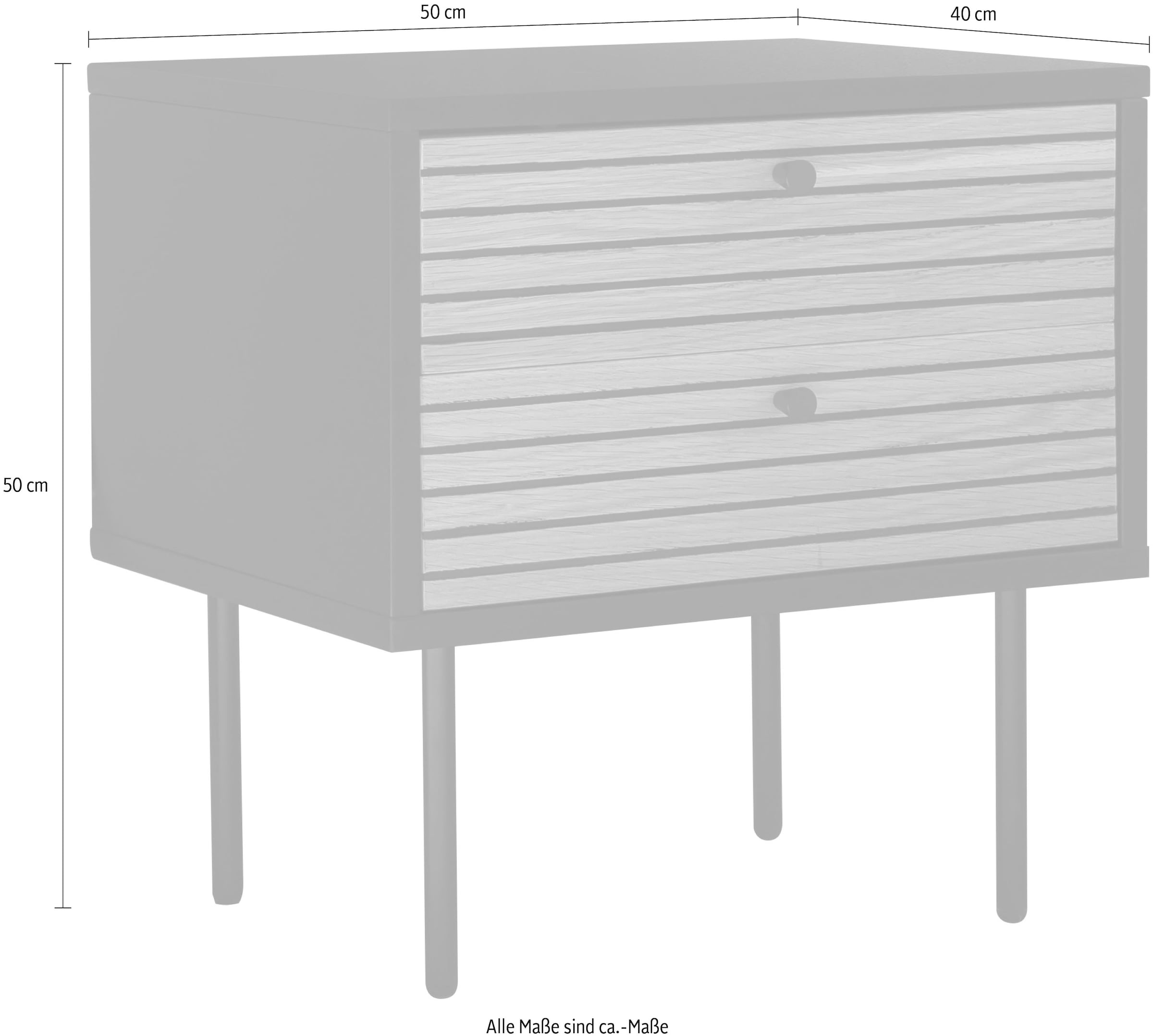 SalesFever Table de nuit »Torsby Charmanter Nachtisch« Ästhetik trifft Funktion im Scandi Design