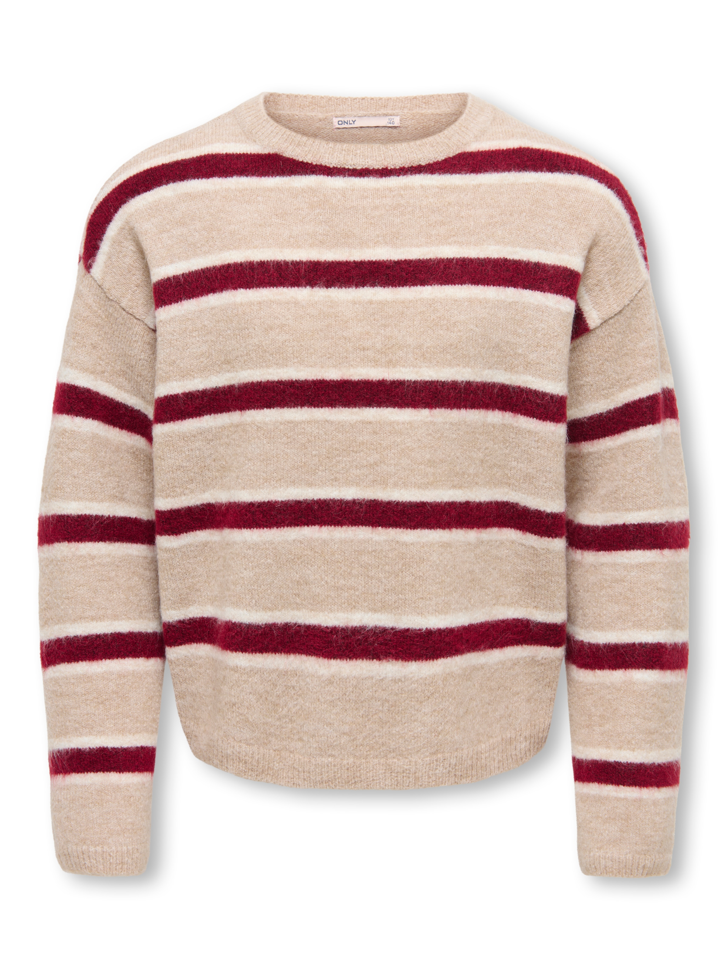 KIDS ONLY Pull en tricot »KOGTALIO SCHOOL LS SHORT O-NECK KNT« mélange de matériaux