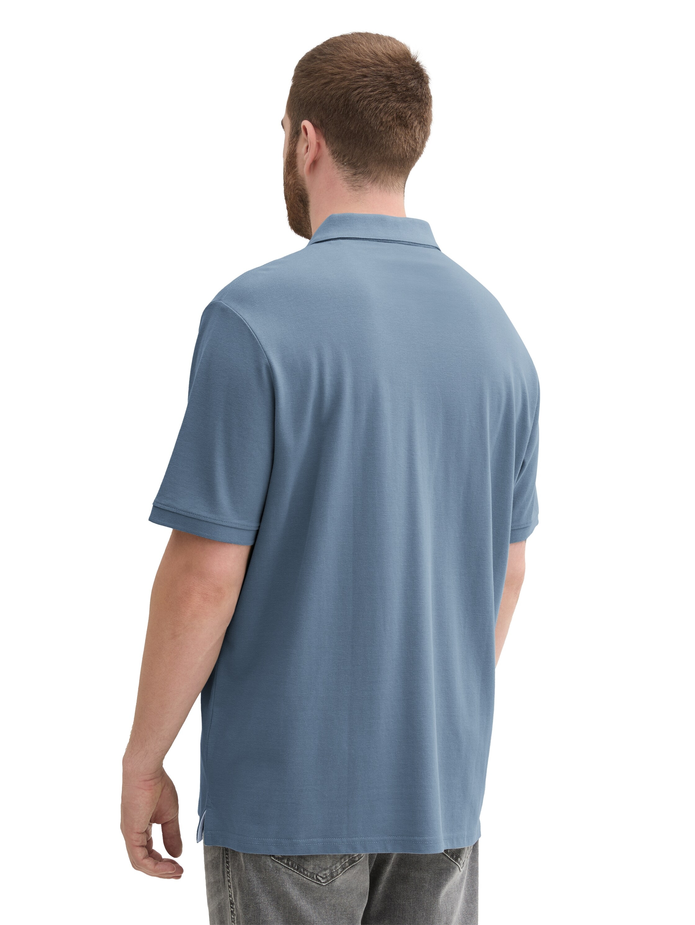 TOM TAILOR PLUS Poloshirt mit Logo-Stickerei