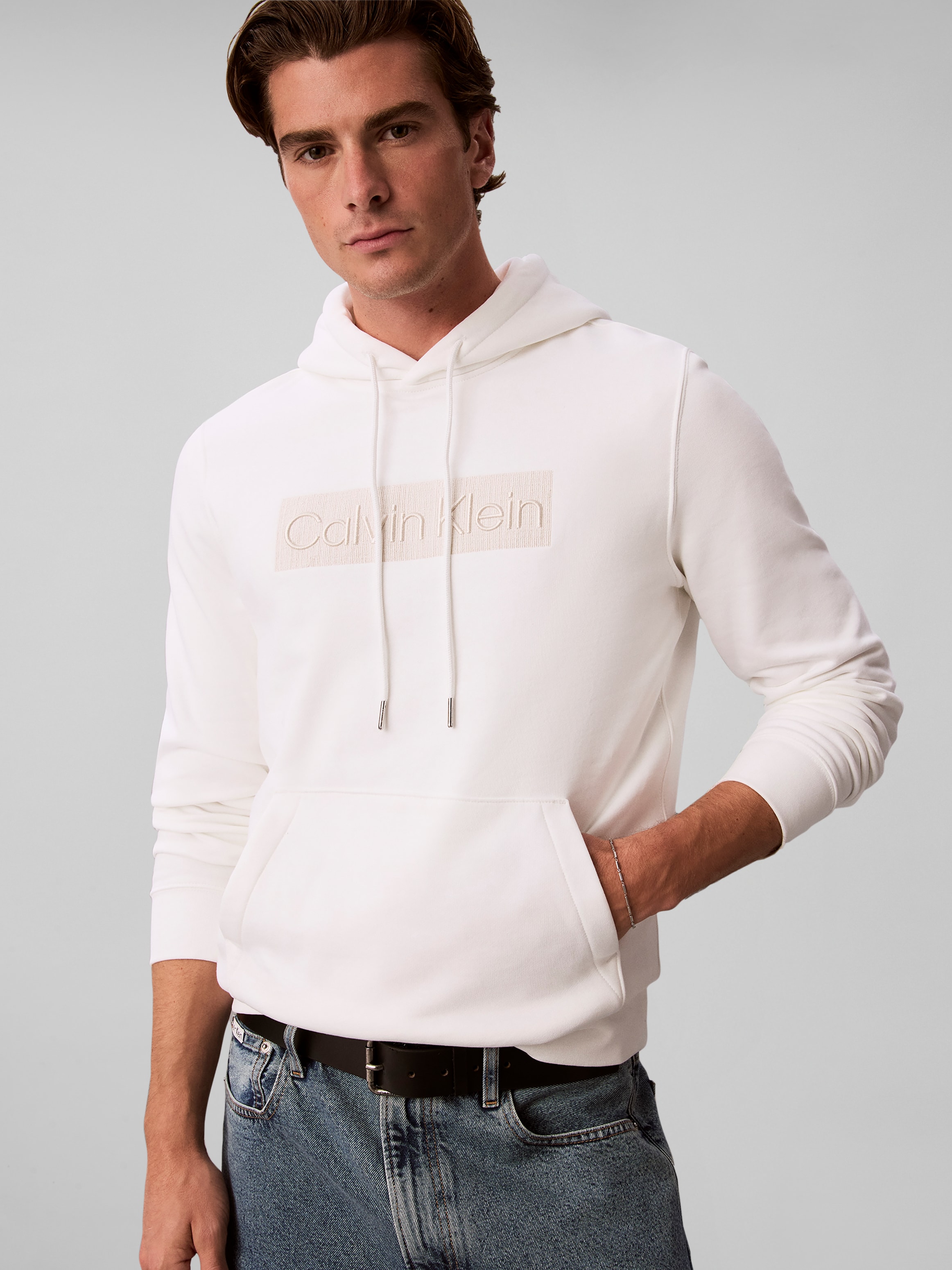 Calvin Klein Jeans Sweat à capuche »FLEECE GRAPHIC HOODIE«, coupe régulière avec capuche
