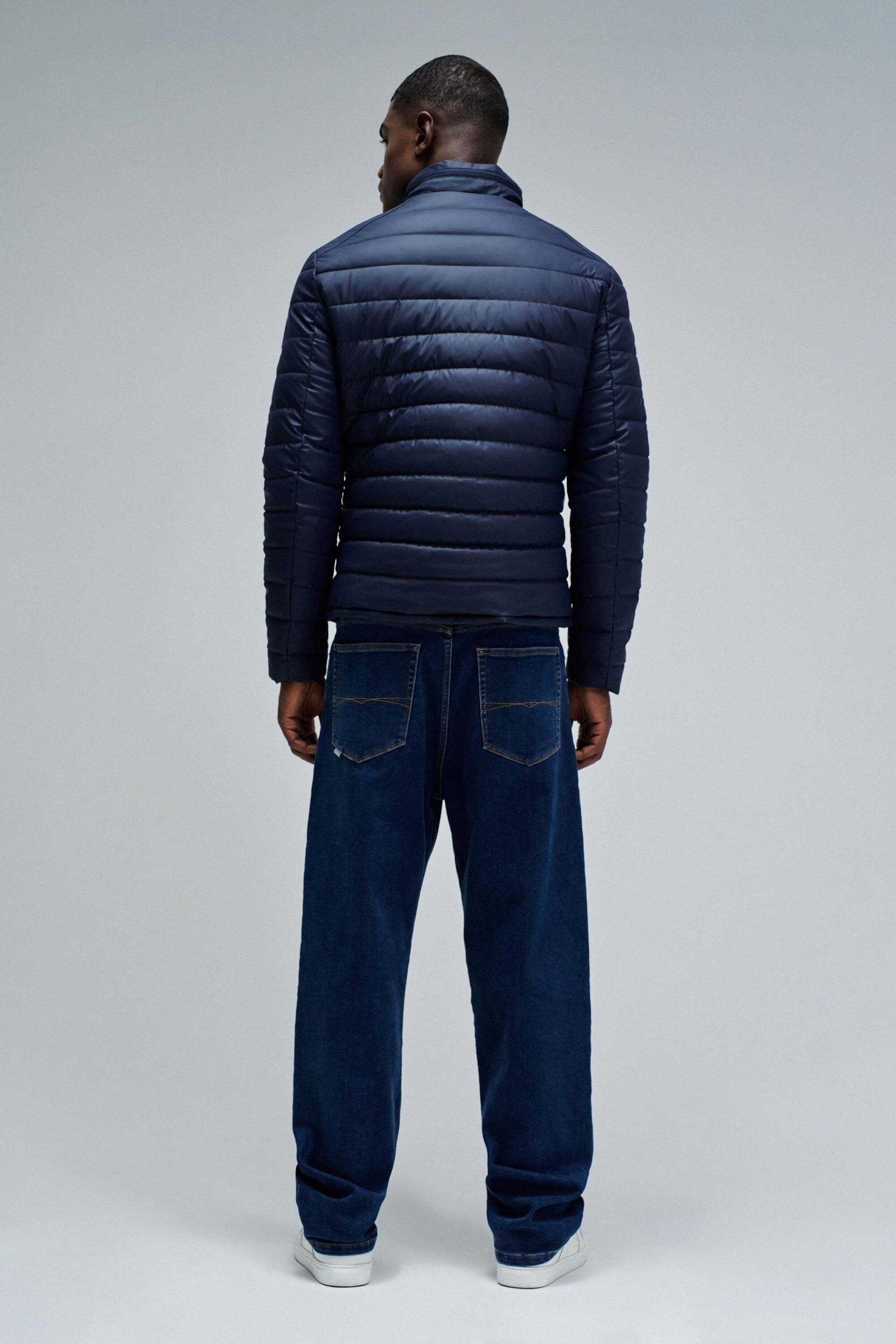 Salsa Steppjacke »Salsa Jeans Steppjacke Light Padded PU Leather Jacket«