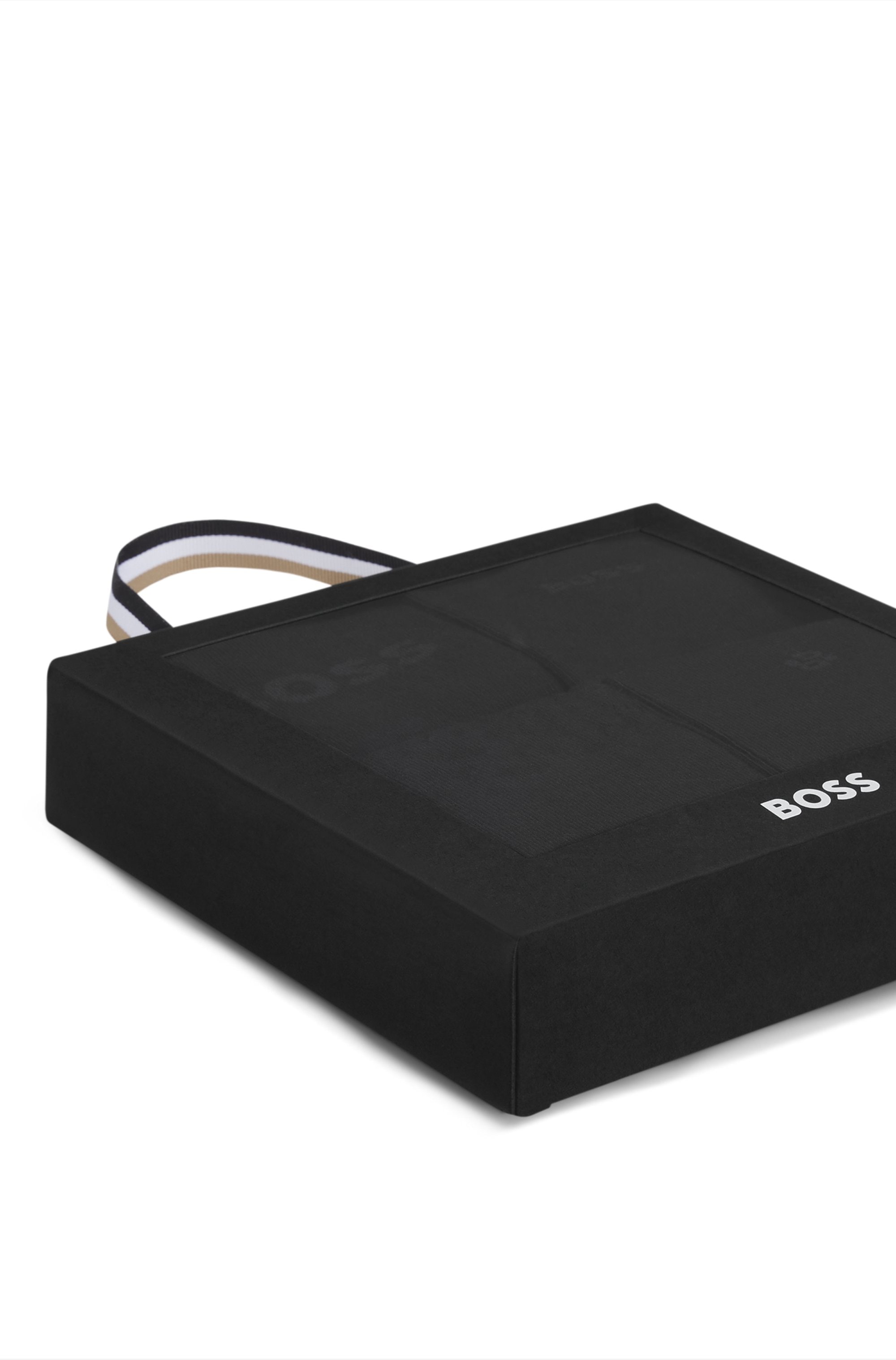 BOSS Chaussettes »4PRSGiftset IconicCC« Neuheit, verstärkte Zehen- und Fersenpartie