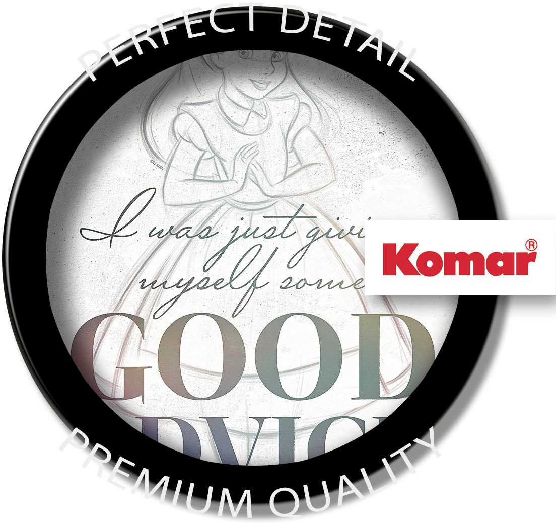 Komar Leinwandbild »Alice Just Saying - Grösse 30 x 40 cm« Disney 30 x 40 cm (Breite x Höhe), 1 Stk. tlg. Keilrahmenbild mit Echtholzrahmen, Kinderzimmer