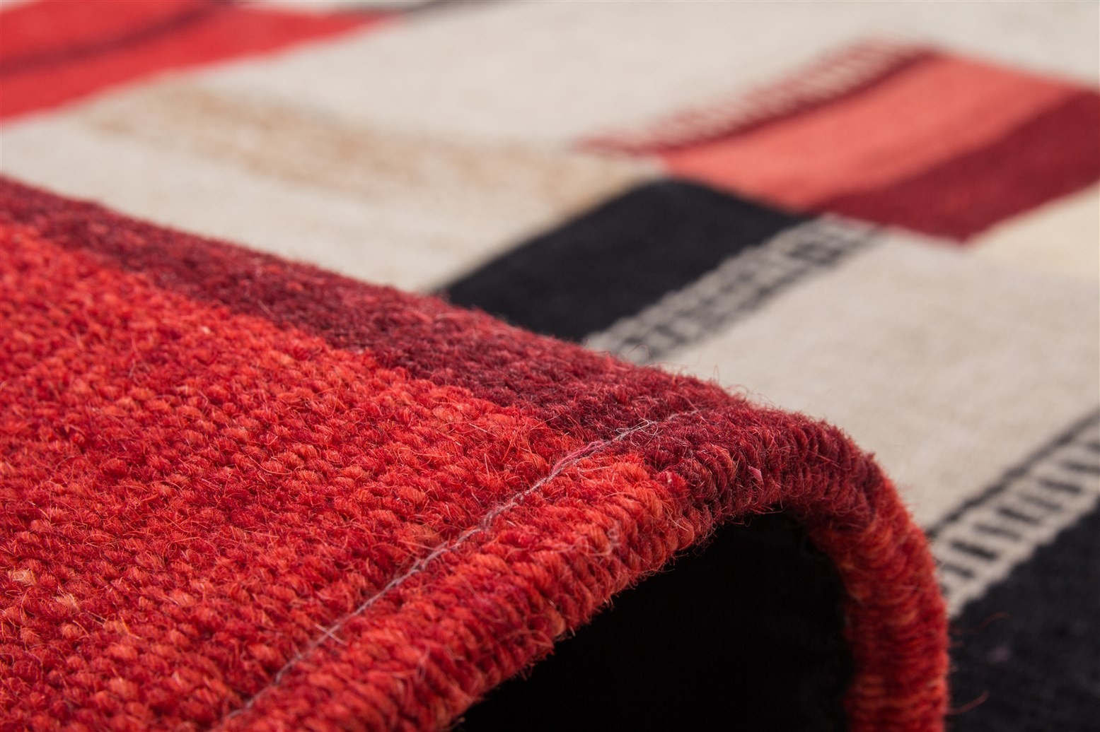Kayoom Teppich »Radical 240« rechteckig 15 mm Höhe Handgewebter Jacquard-Kilim, hochwertige Materialmischung